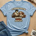 Coffee Dog Repeat T-Shirt