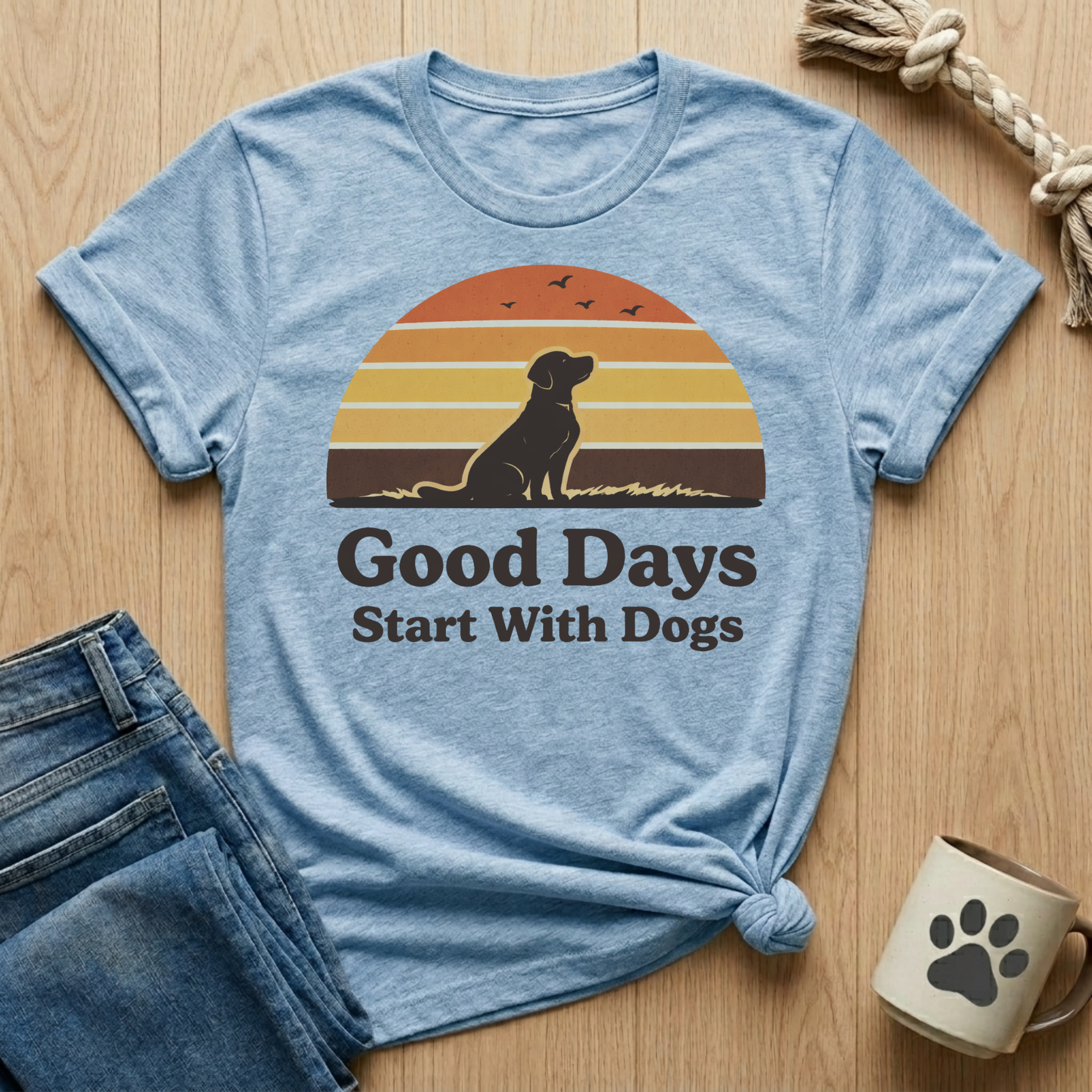Good Days Start With Dogs T-Shirt