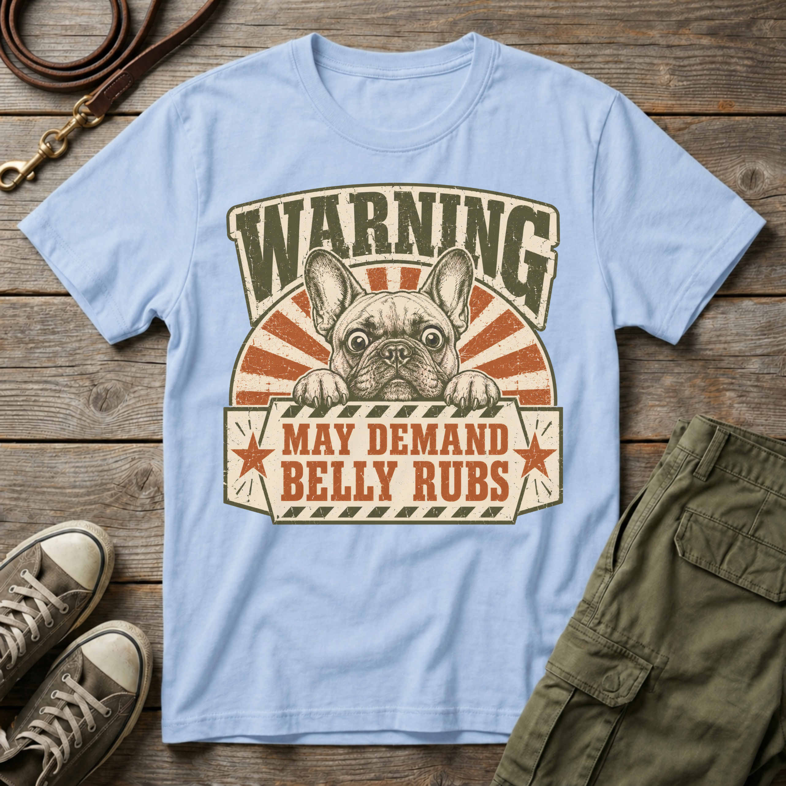 Warning May Demand Belly Rubs T-Shirt
