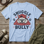 Frenchie Snuggle Bully Cap T-Shirt