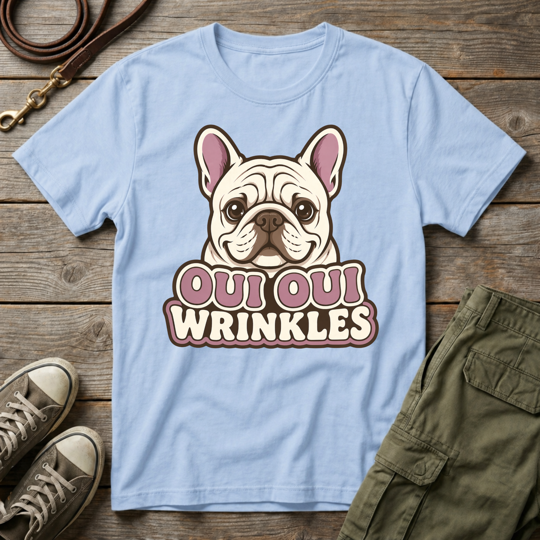 Frenchie Wrinkles T-Shirt