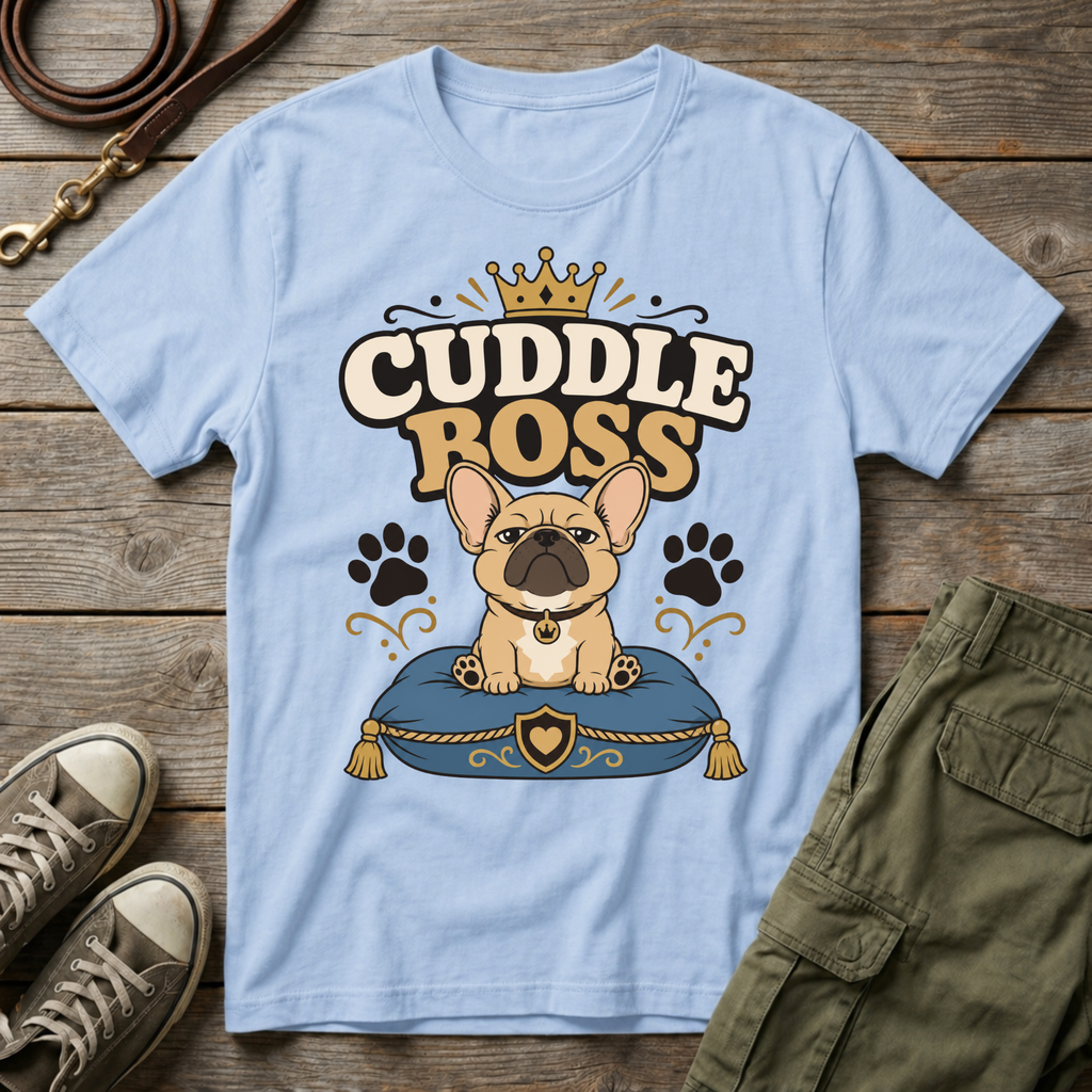 Frenchie Cuddle Boss T-Shirt