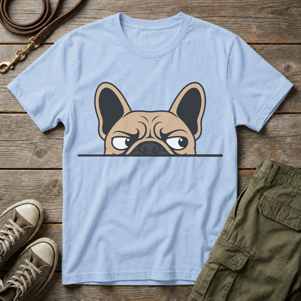 Frenchie Peaking T-Shirt