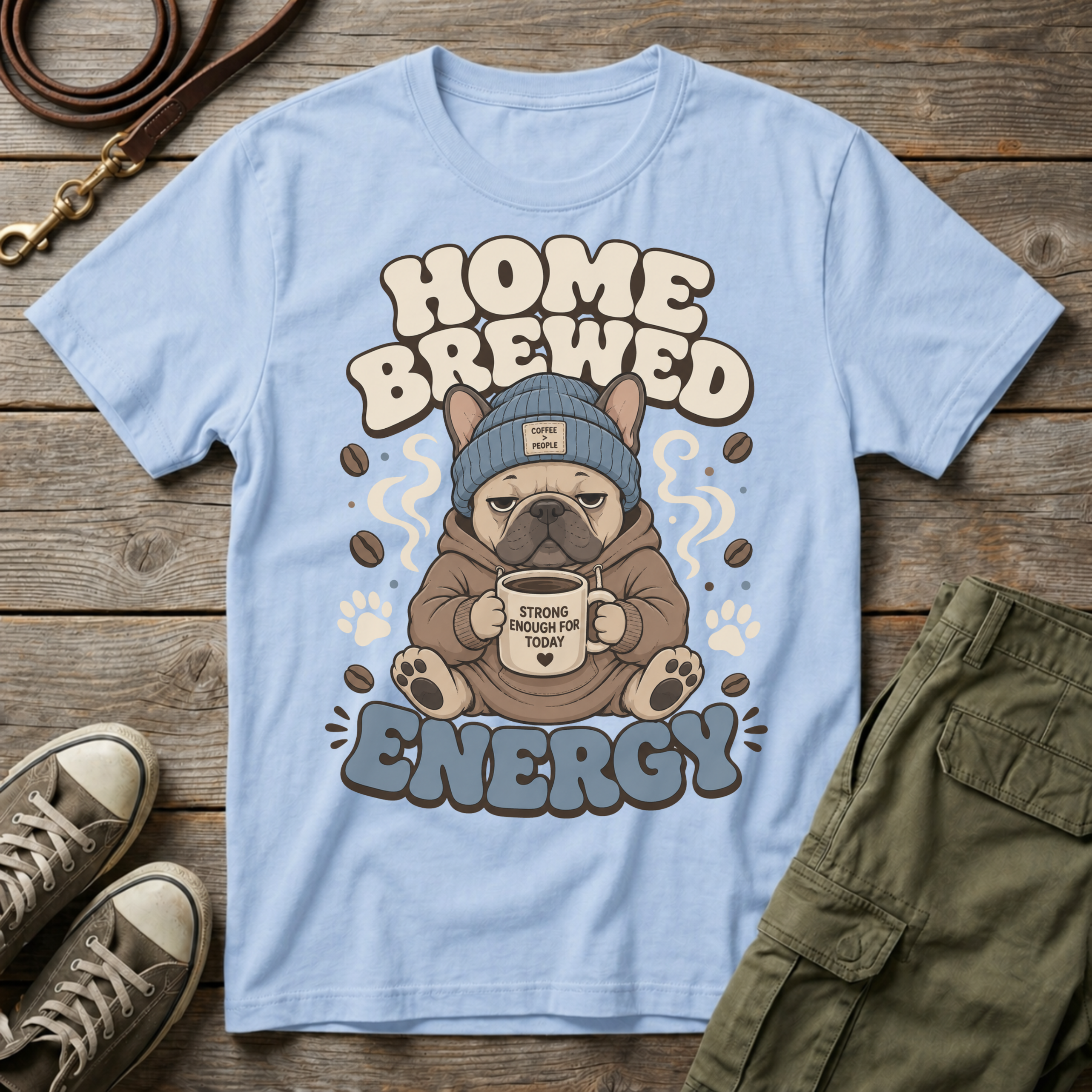 Frenchie Home Brewed T-Shirt