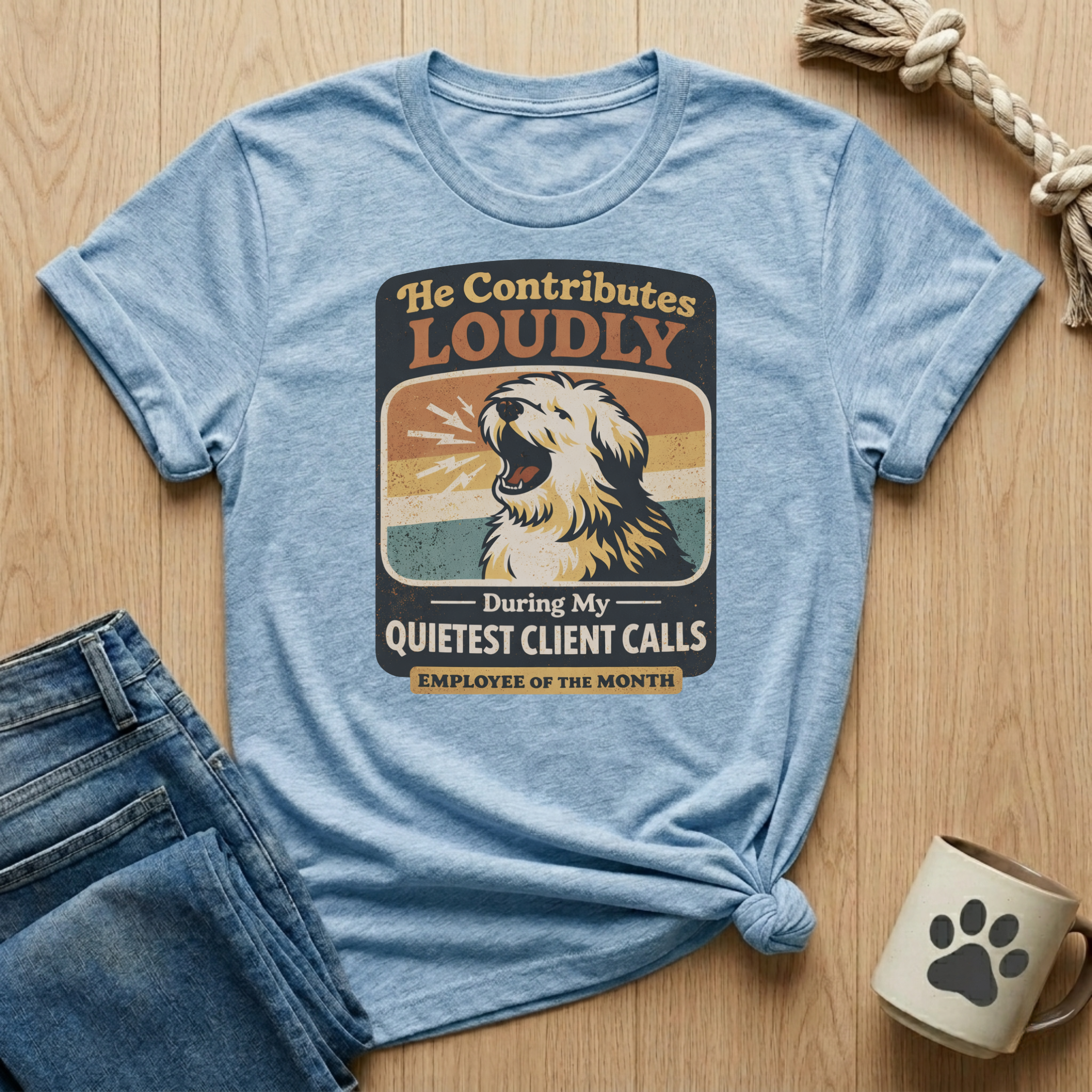 He Contributes Loudly During Client Calls T-Shirt