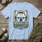 Frenchie Wrinkles Attitude T-Shirt