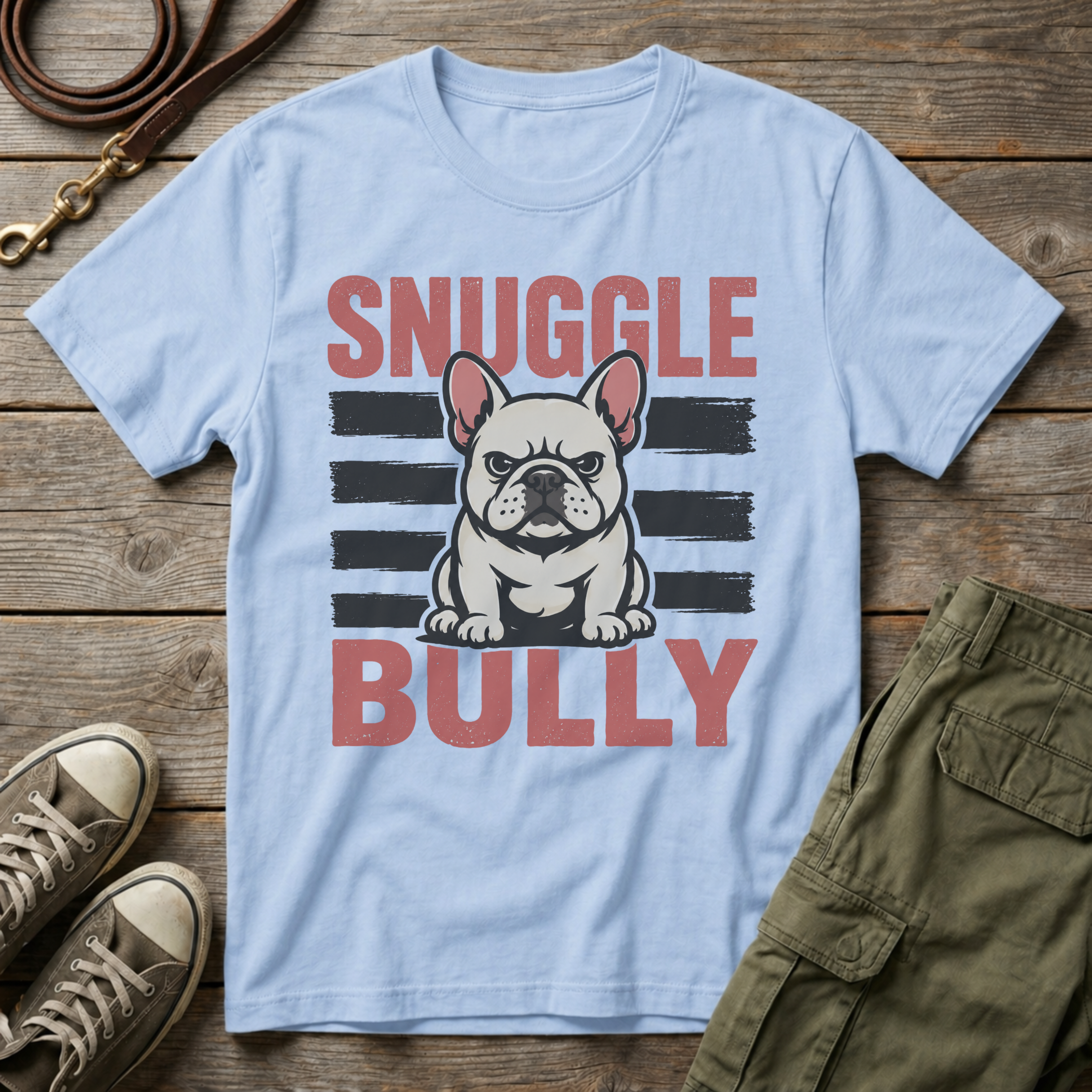 Frenchie Snuggle Bully T-Shirt