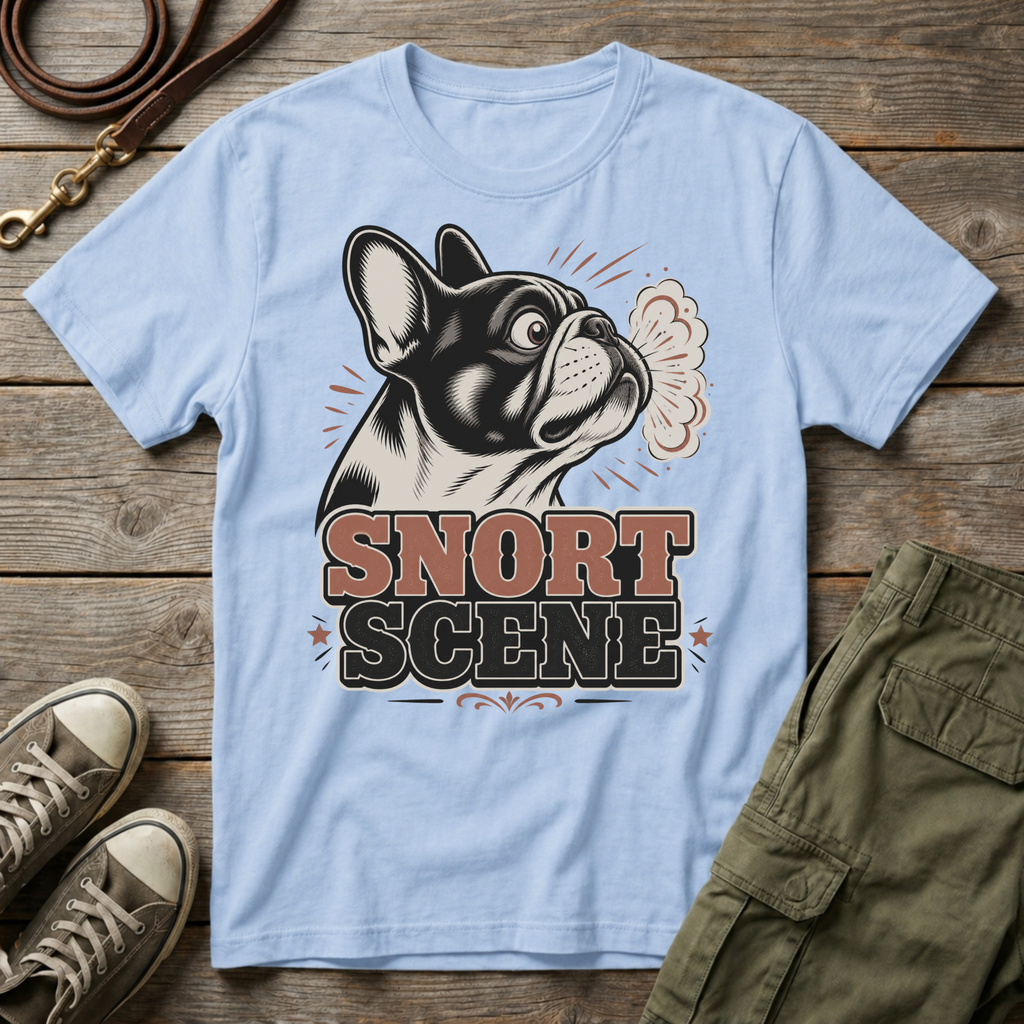 Frenchie Snort Scene T-Shirt
