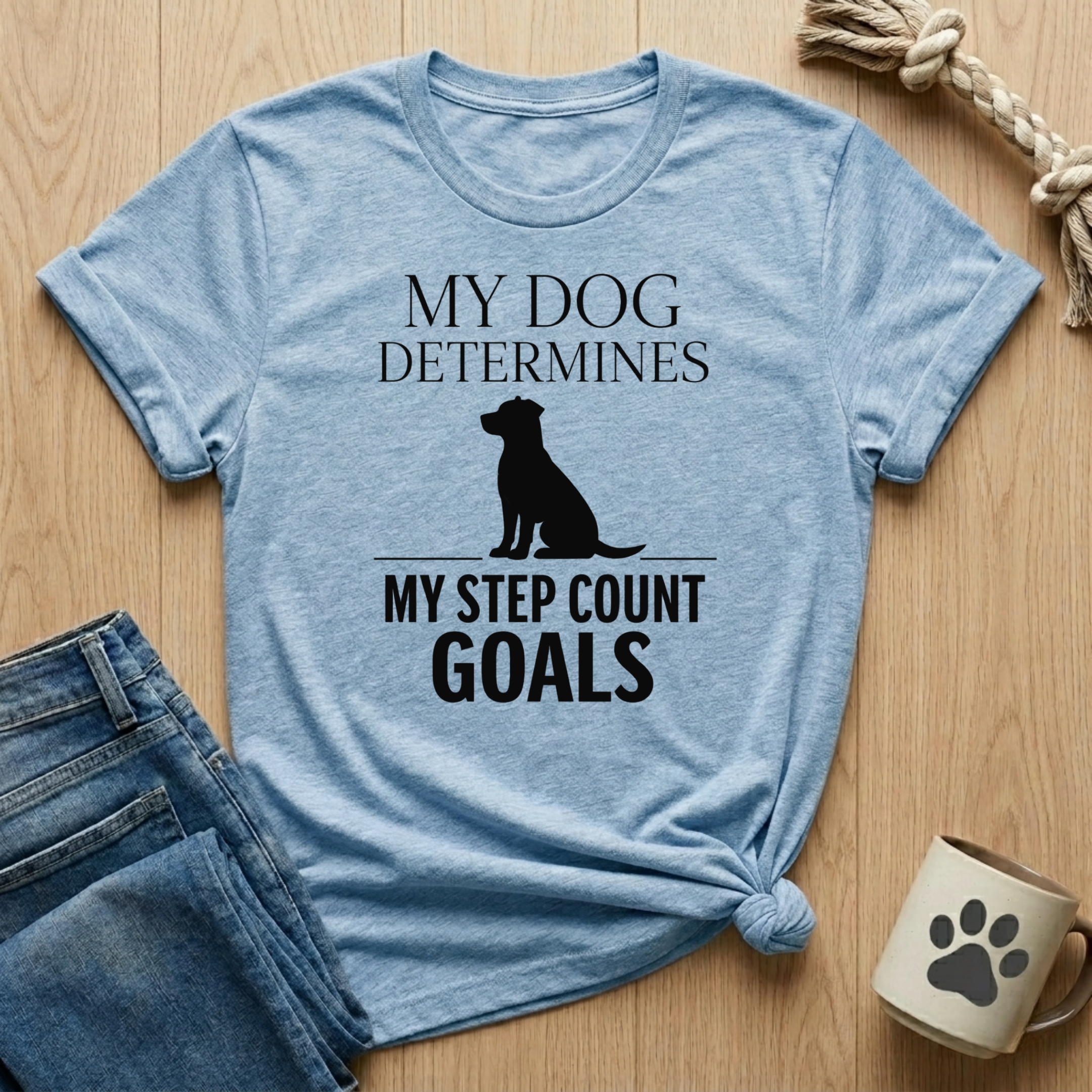 My Dog Determines My Step Count Goal T-Shirt
