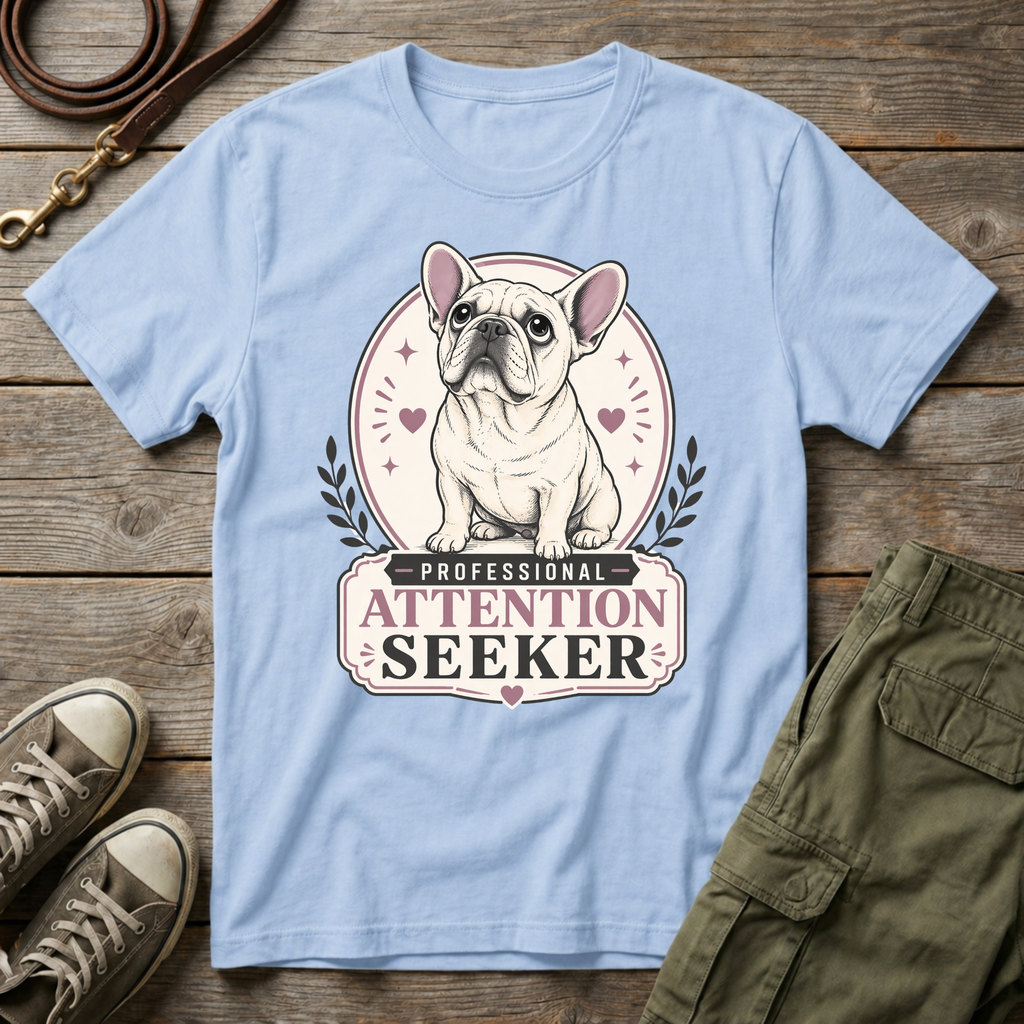 Frenchie Attention Seeker T-Shirt