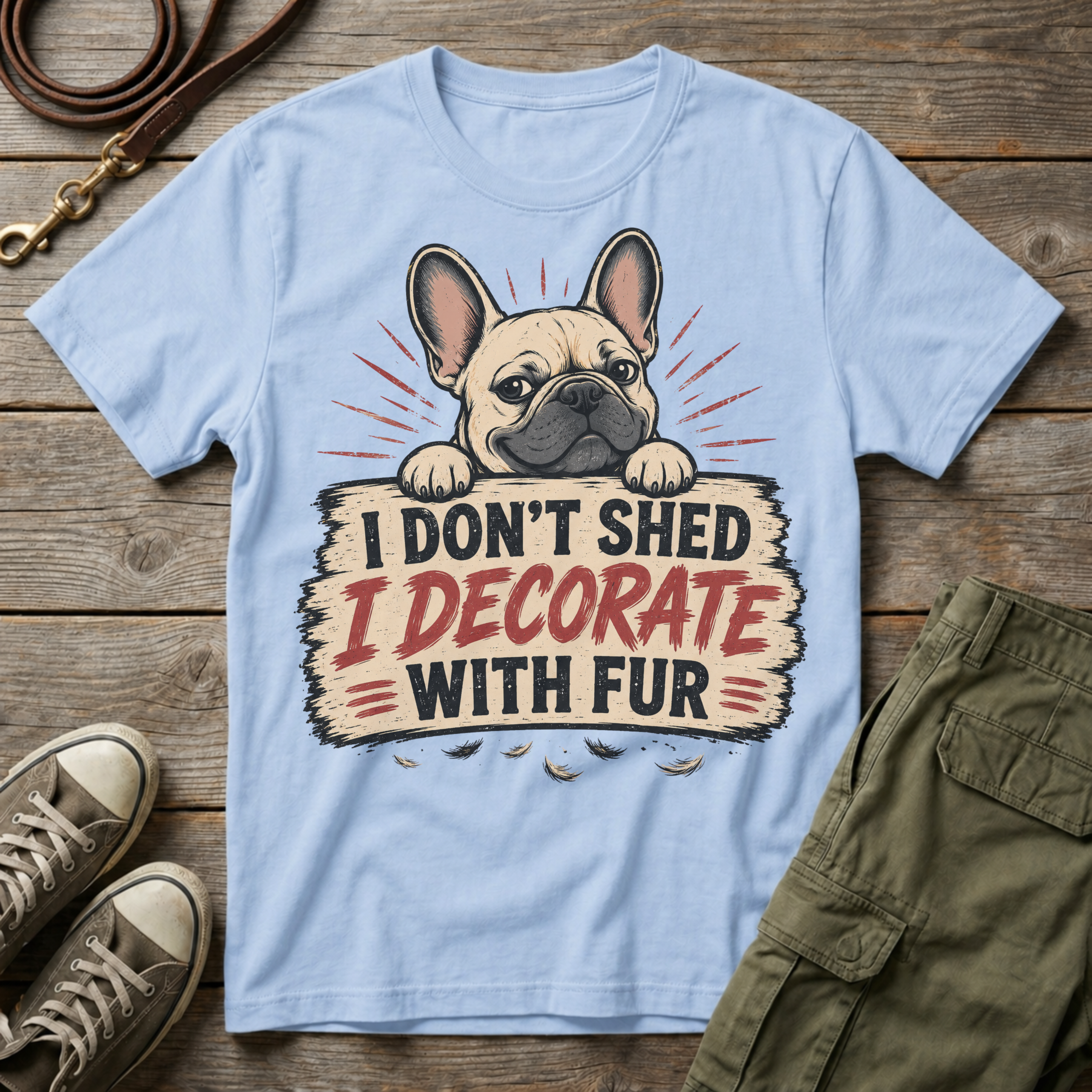 I Don't Shed, I Decorate with Fur T-Shirt