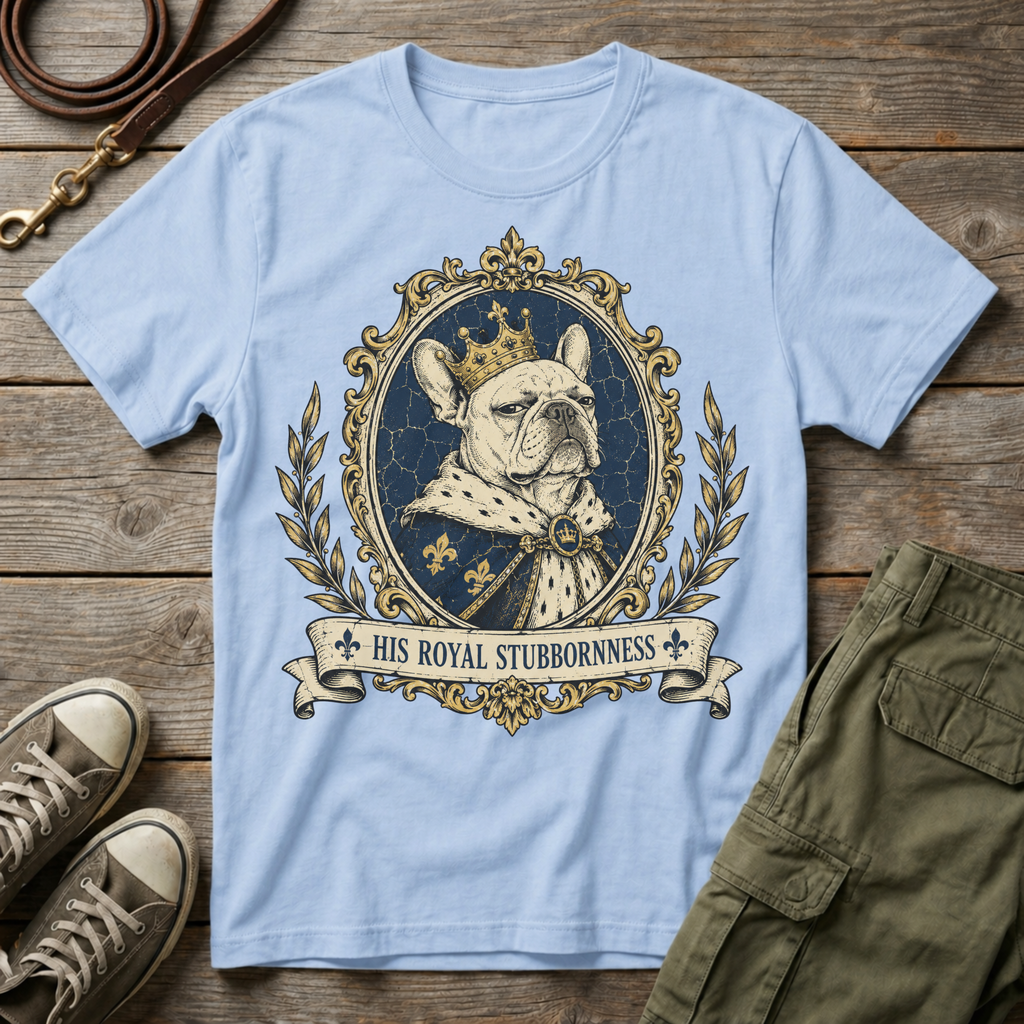 Frenchie Royal Stubbornness T-Shirt
