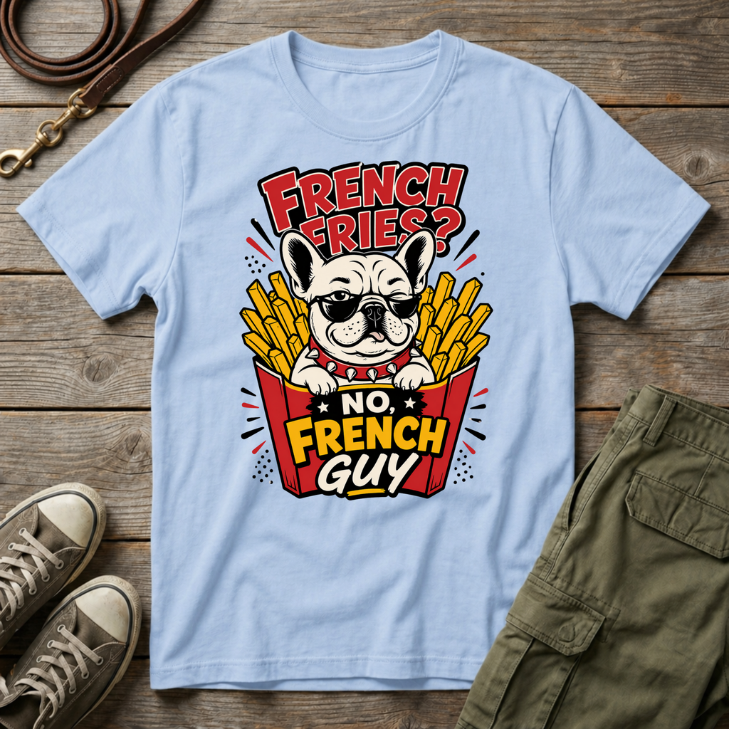 Frenchie French Fries T-Shirt