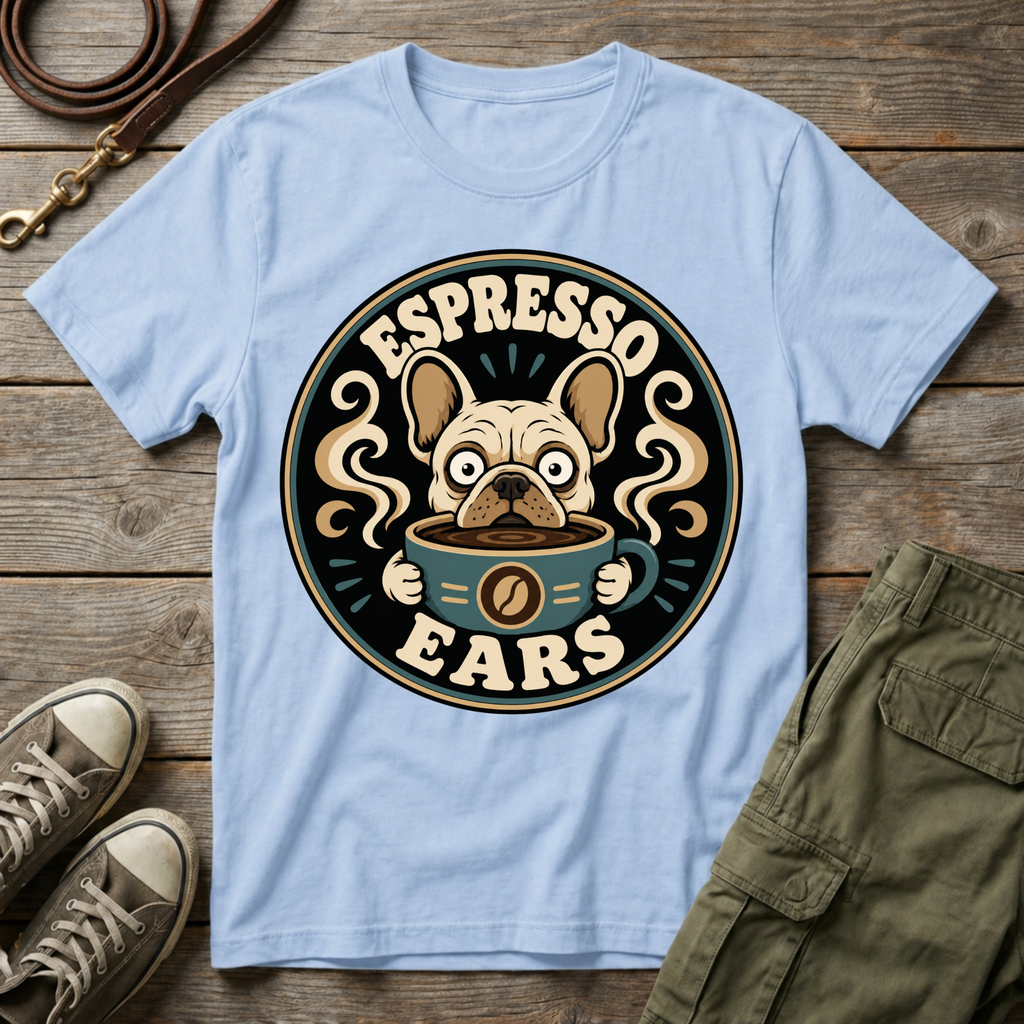 Frenchie Espresso Ears T-Shirt