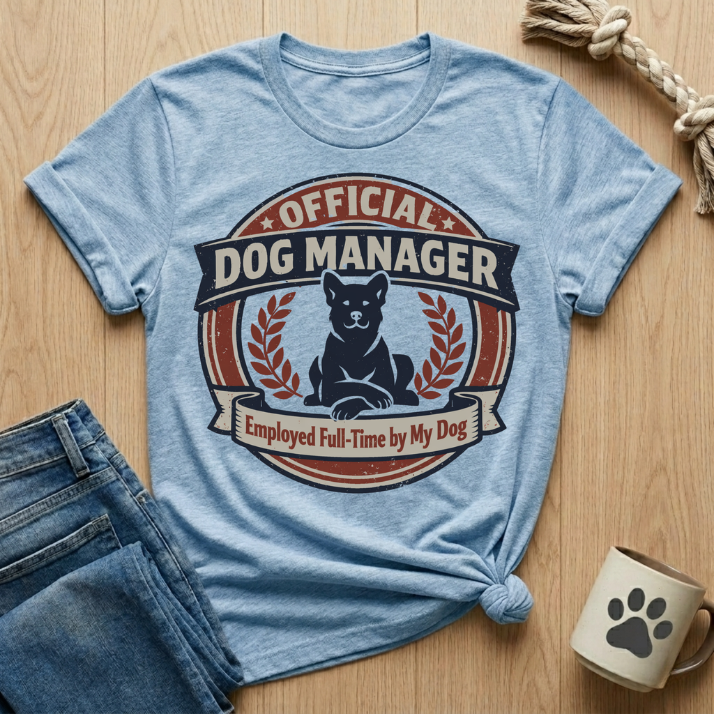 Official Dog Manager T-Shirt