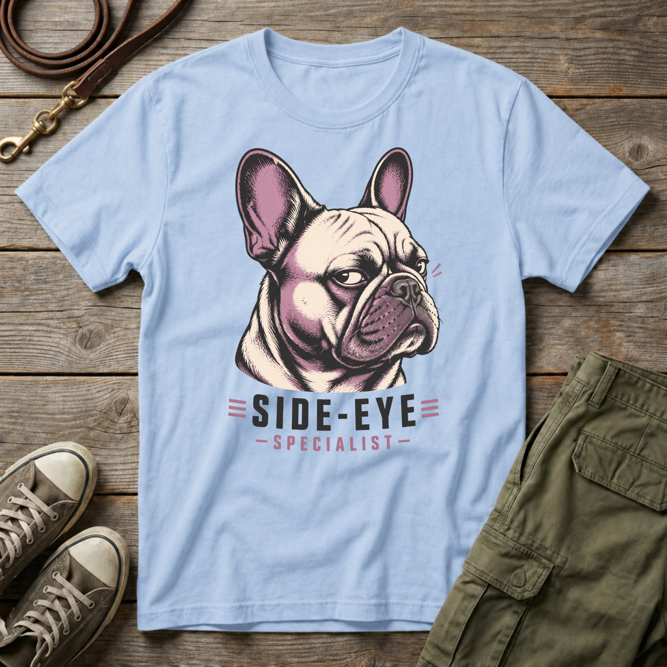 Frenchie Side Eye T-Shirt