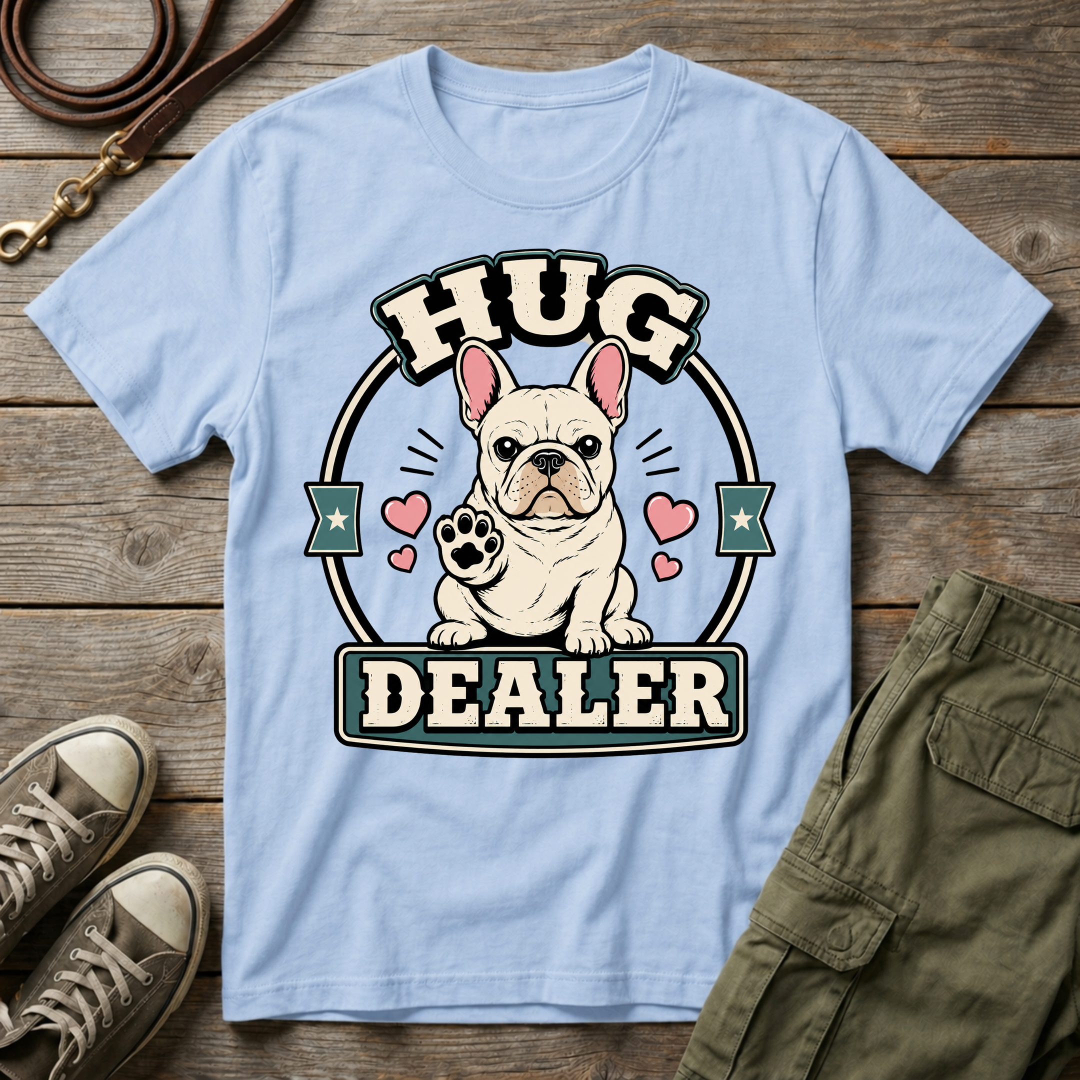 Frenchie Hug Dealer T-Shirt