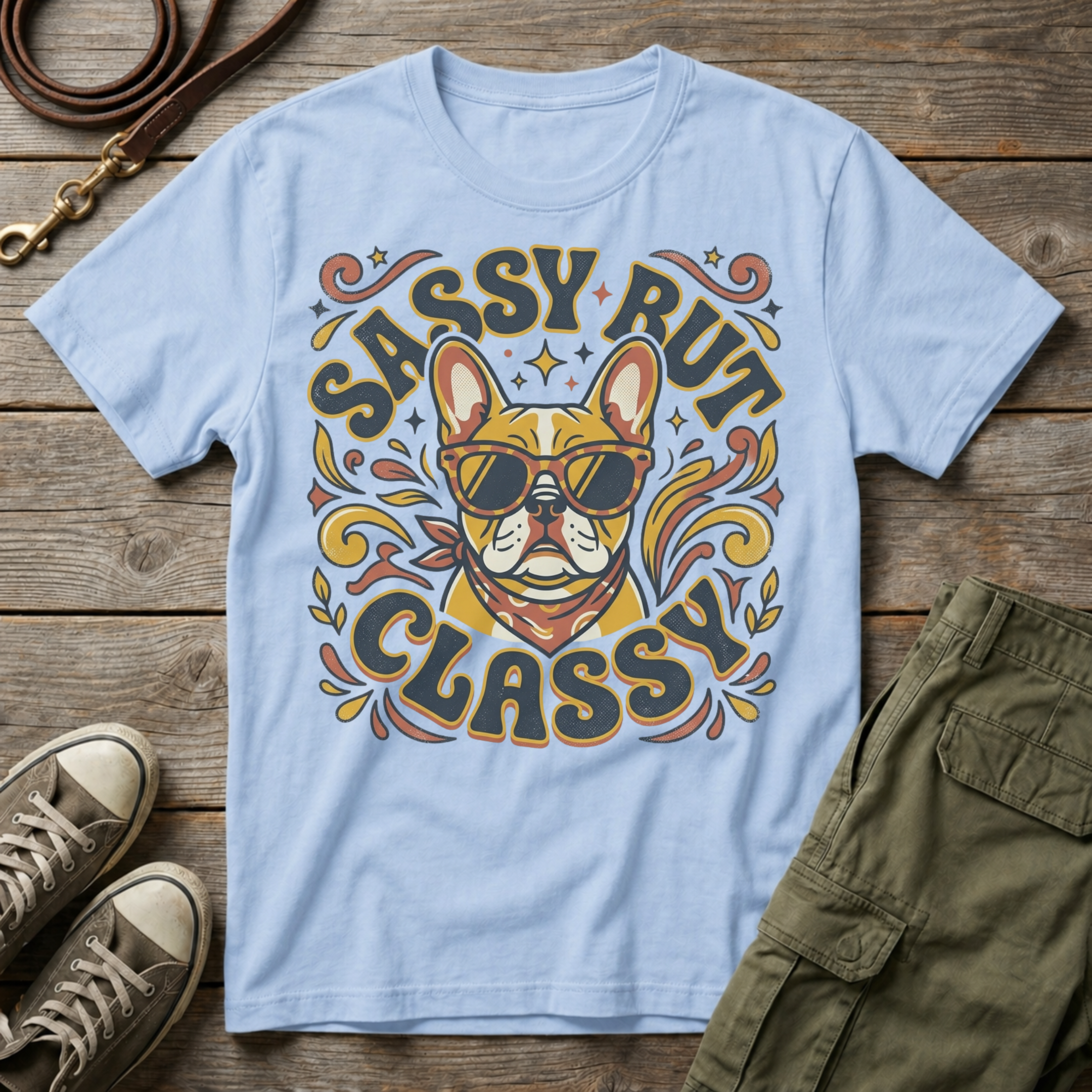 Sassy But Classy Frenchie T-Shirt