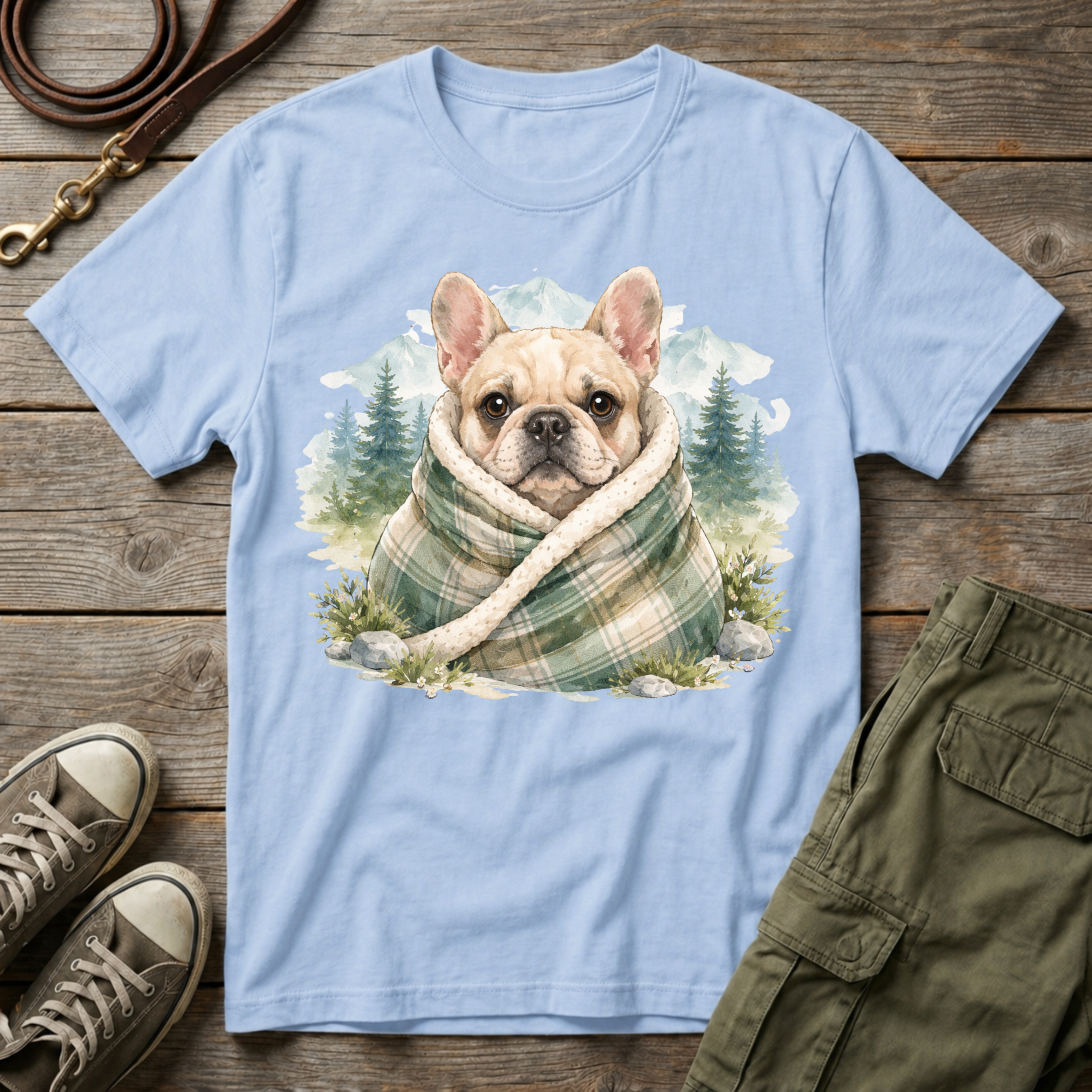 Cozy Mountain Frenchie T-Shirt