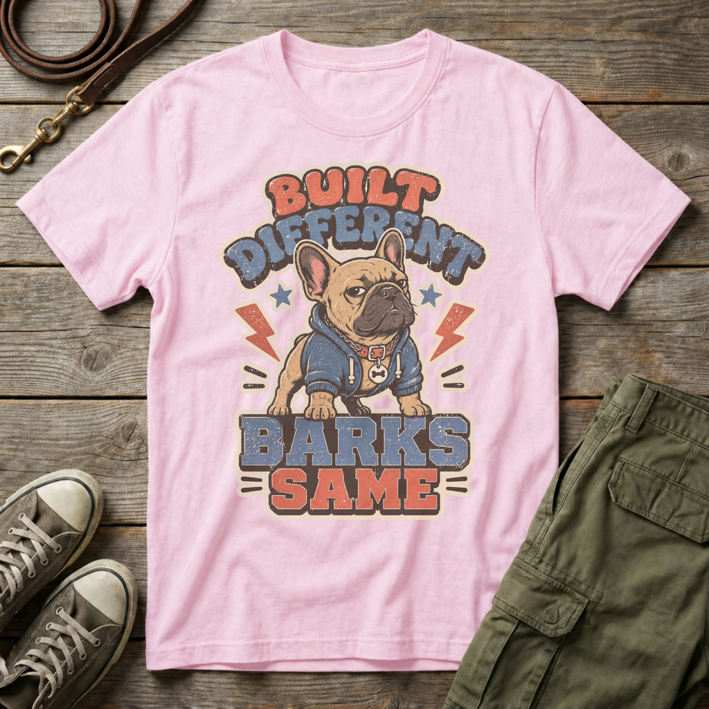 Frenchie Built Different T-Shirt
