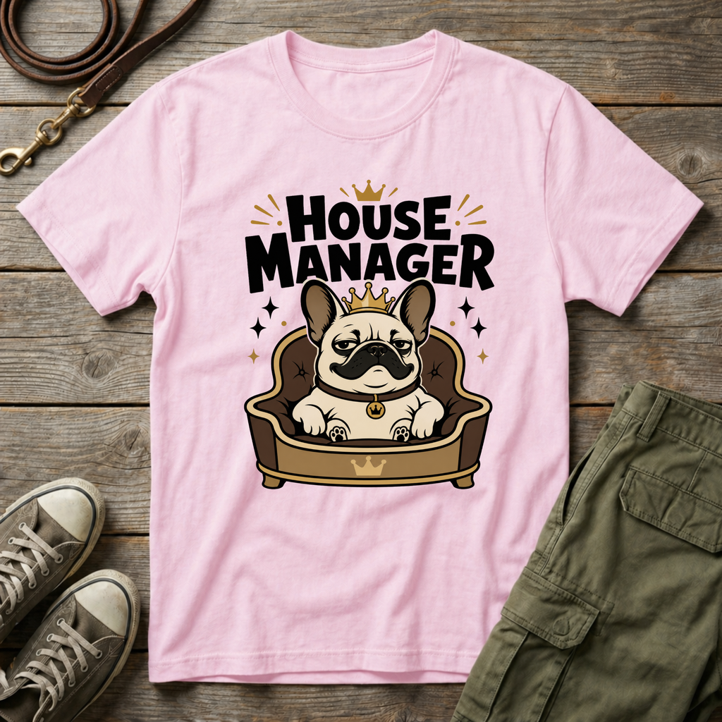 Frenchie House Manager T-Shirt