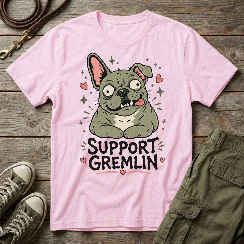Frenchie Support Gremlin T-Shirt
