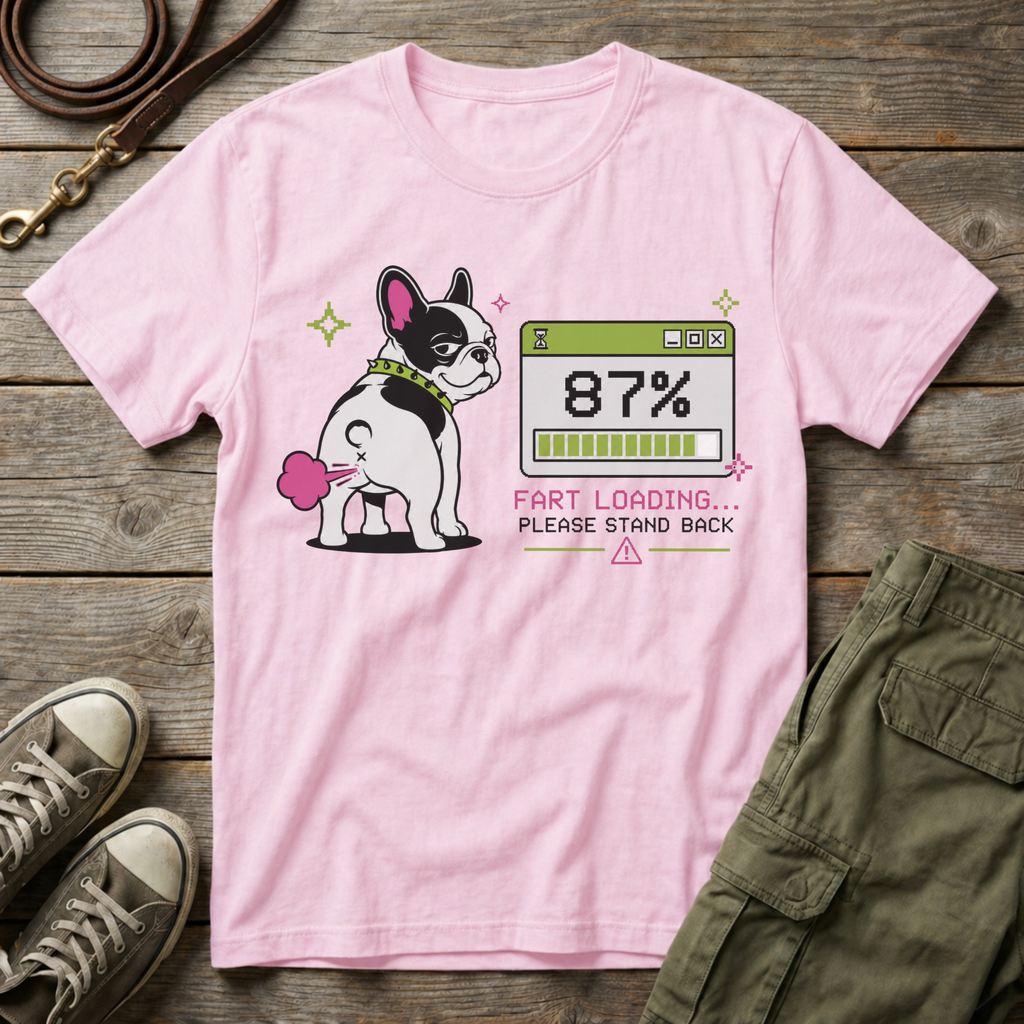 Frenchie Fart Loading T-Shirt