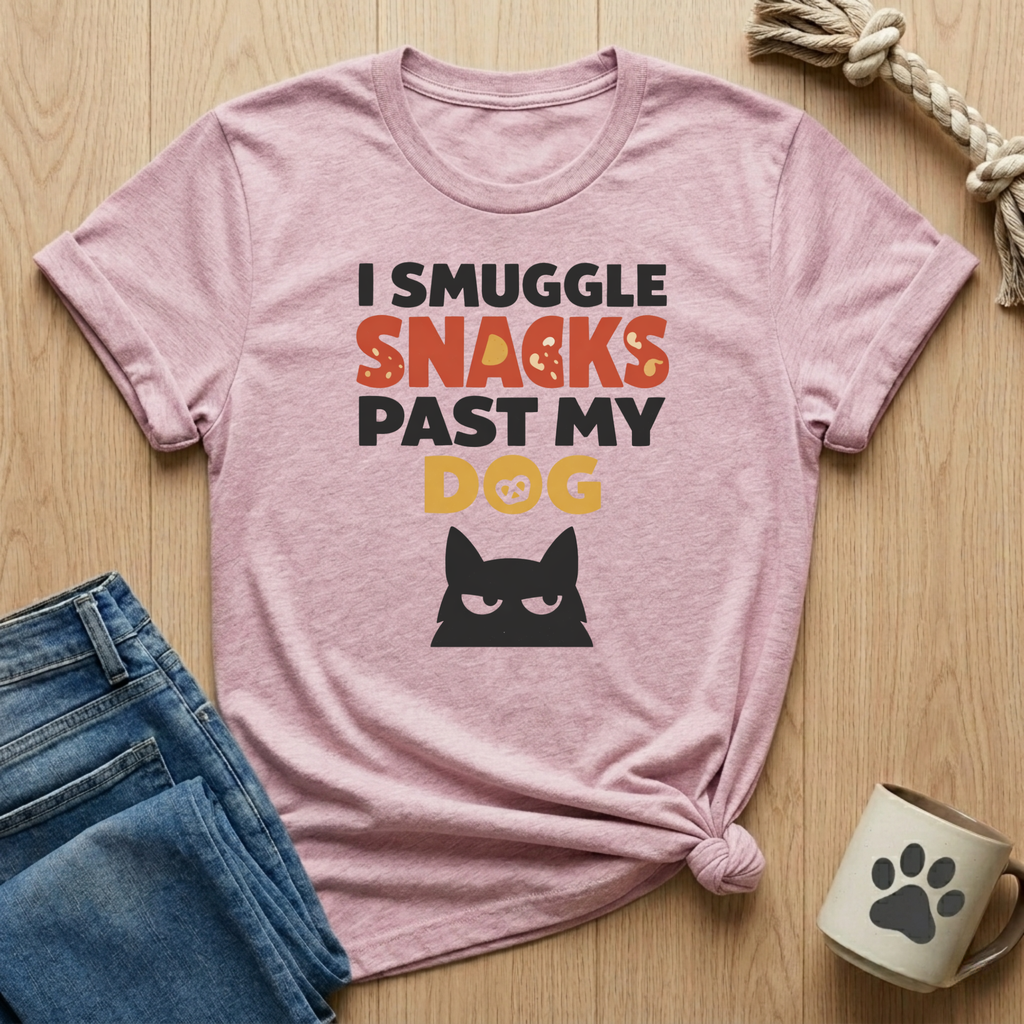 I Smuggle Snacks Past My Dog T-Shirt