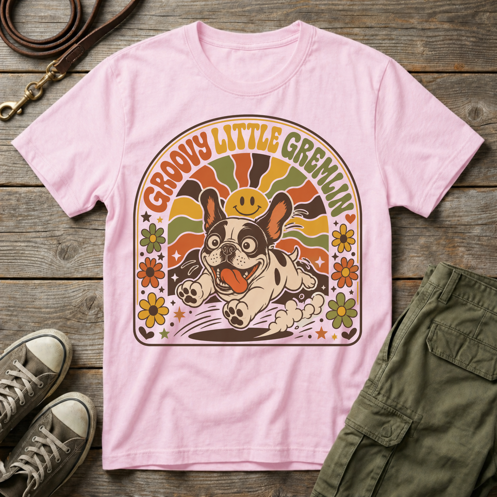 Frenchie Groovy Gremlin T-Shirt