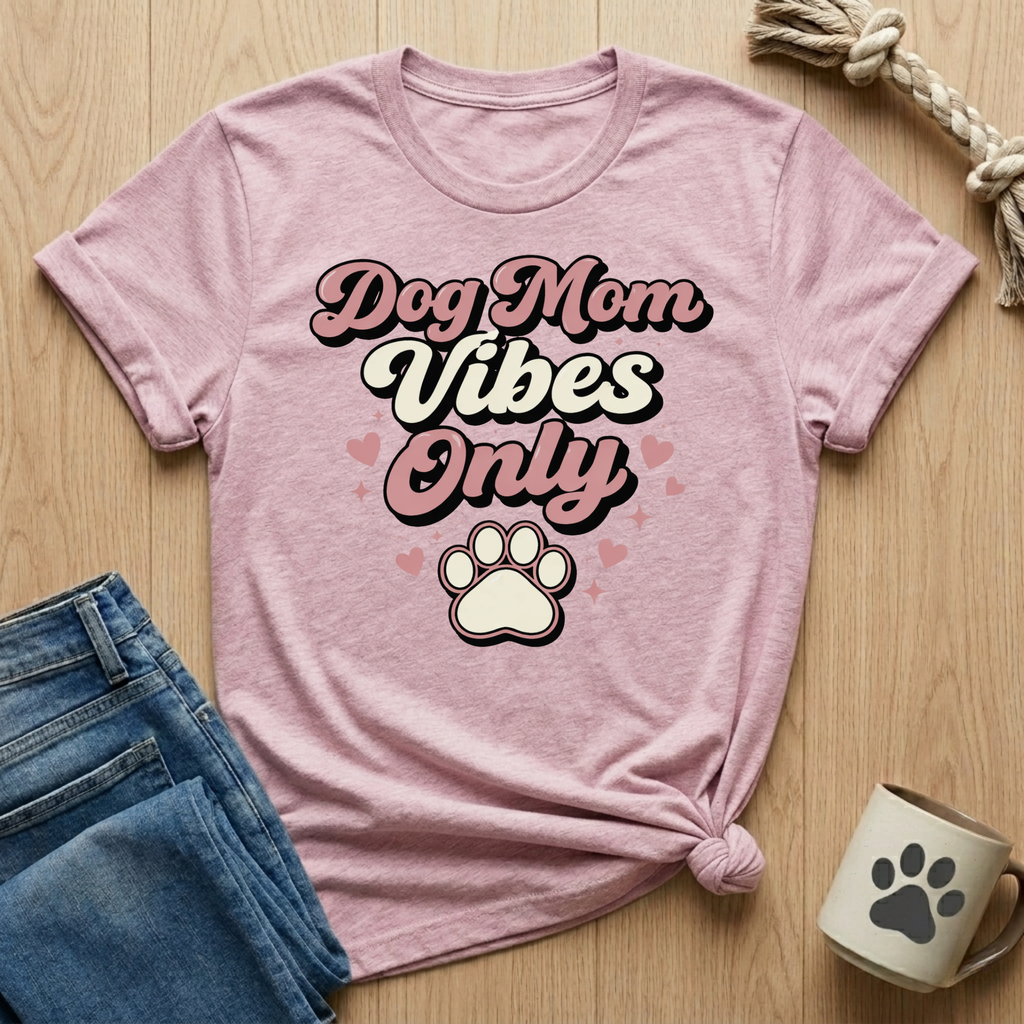 Dog Mom Vibes T-Shirt