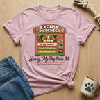 Excuse Dispenser - Sorry My Dog Needs Me T-Shirt