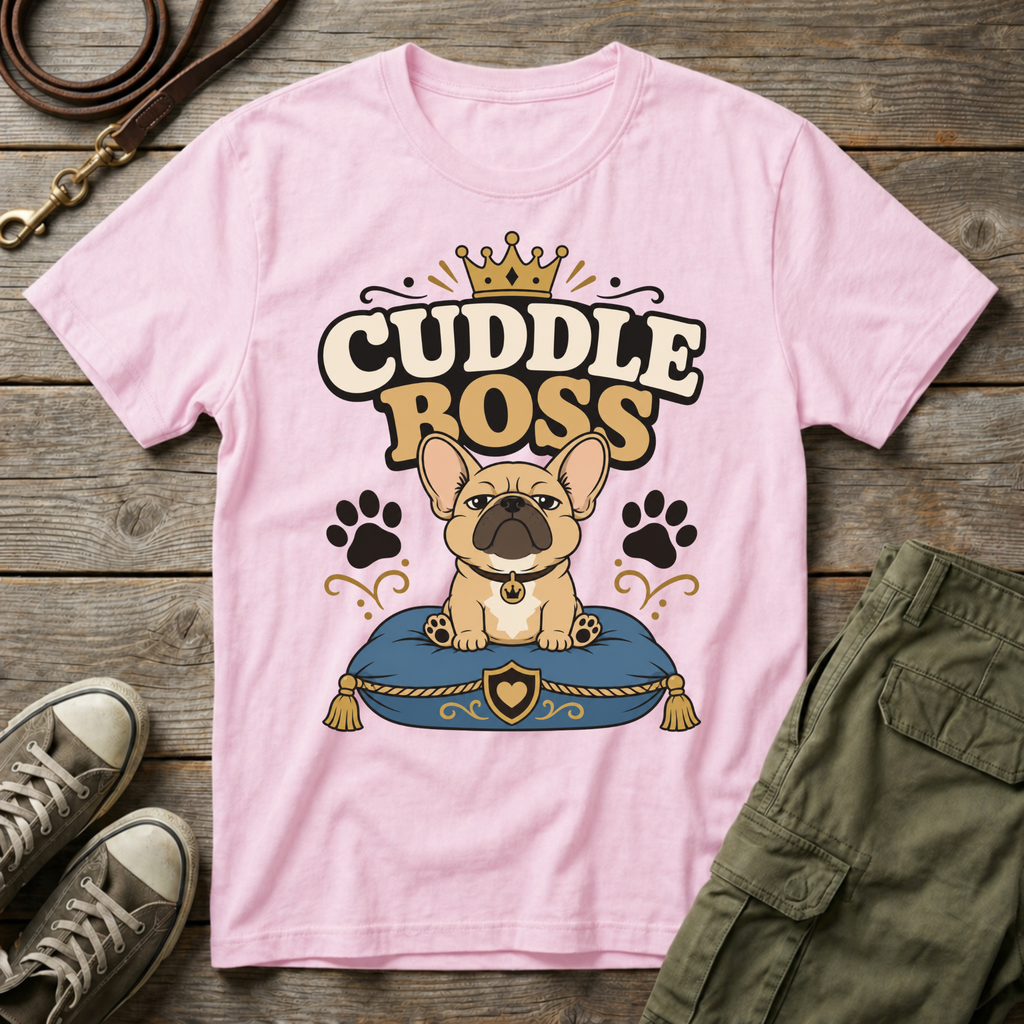 Frenchie Cuddle Boss T-Shirt