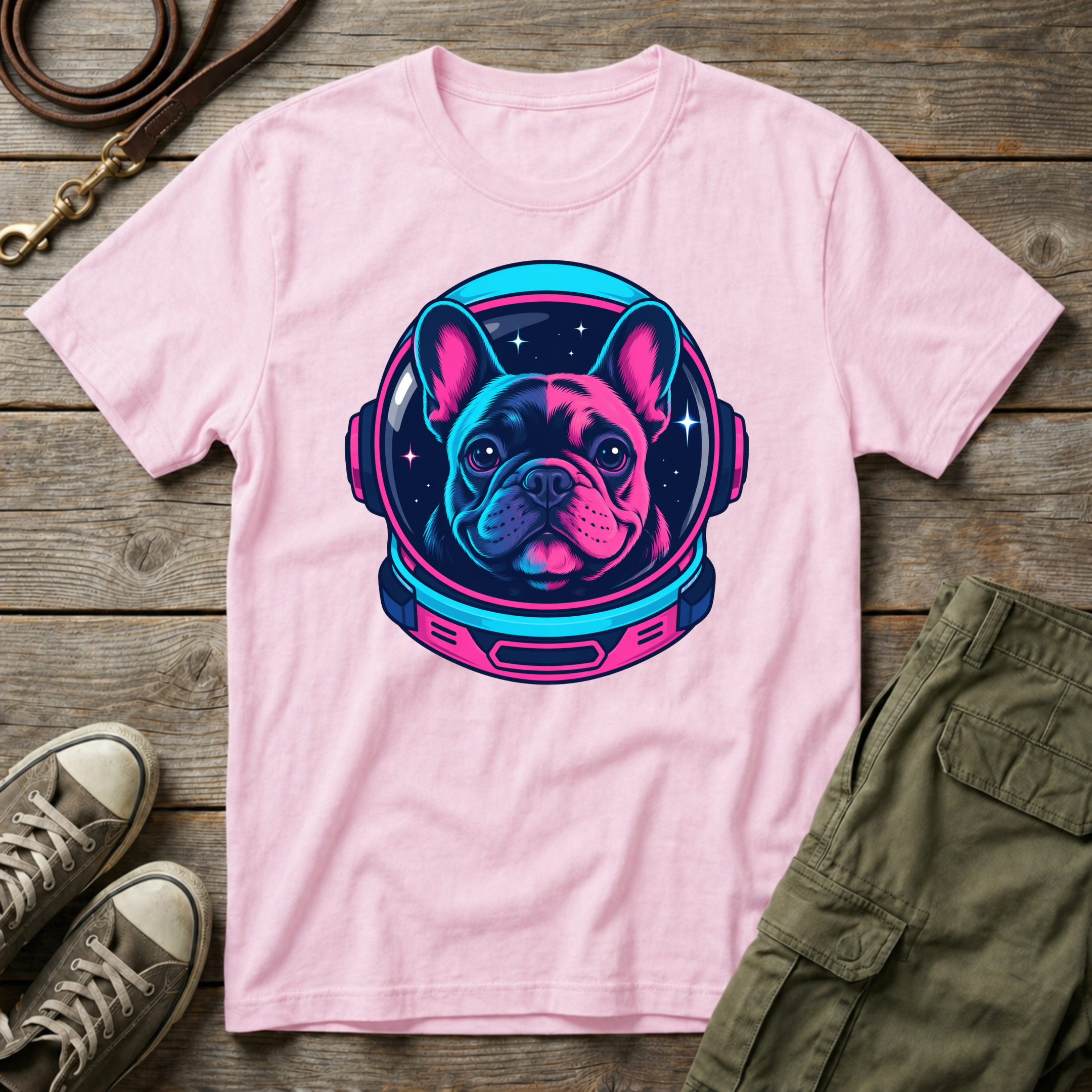 Space Frenchie T-Shirt