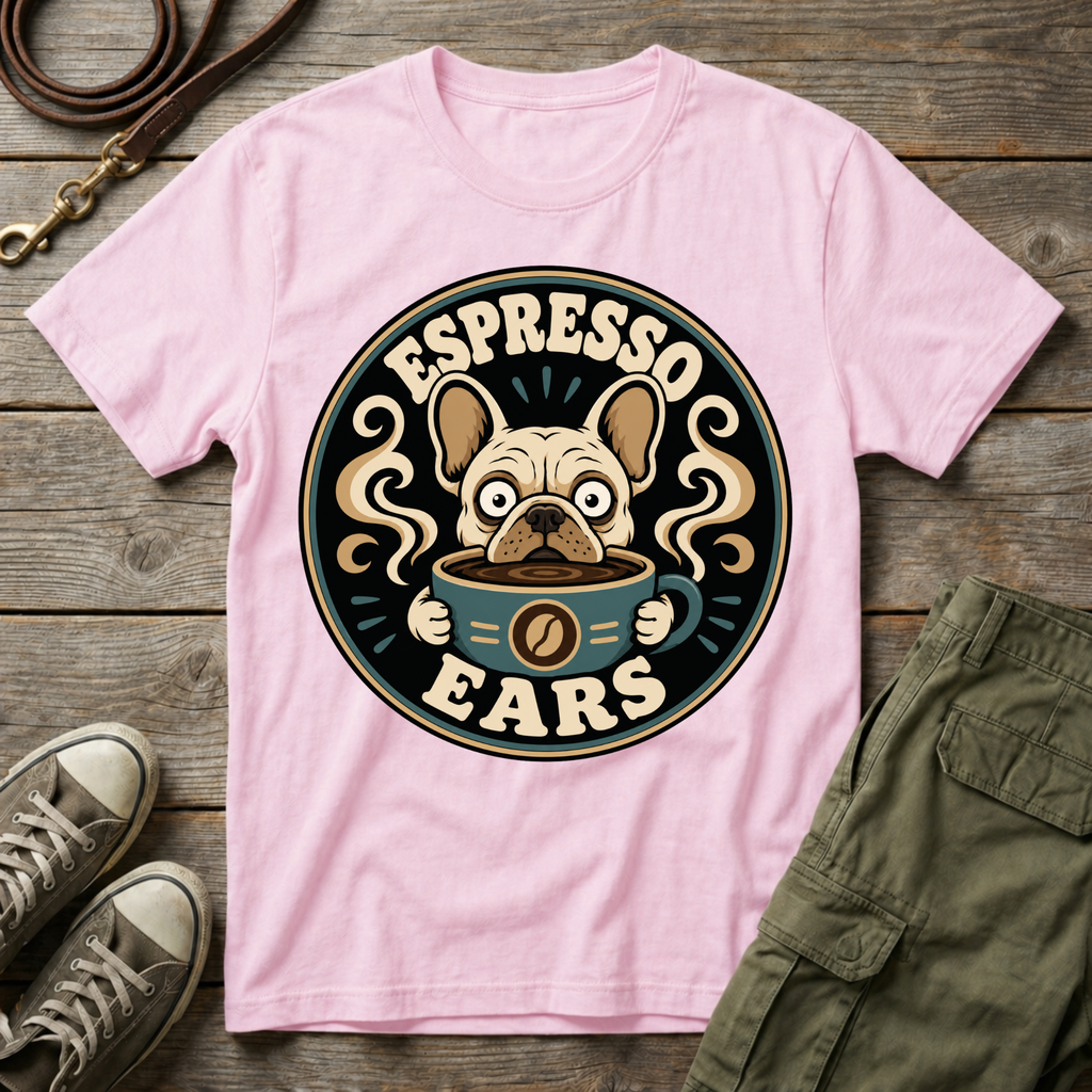 Frenchie Espresso Ears T-Shirt