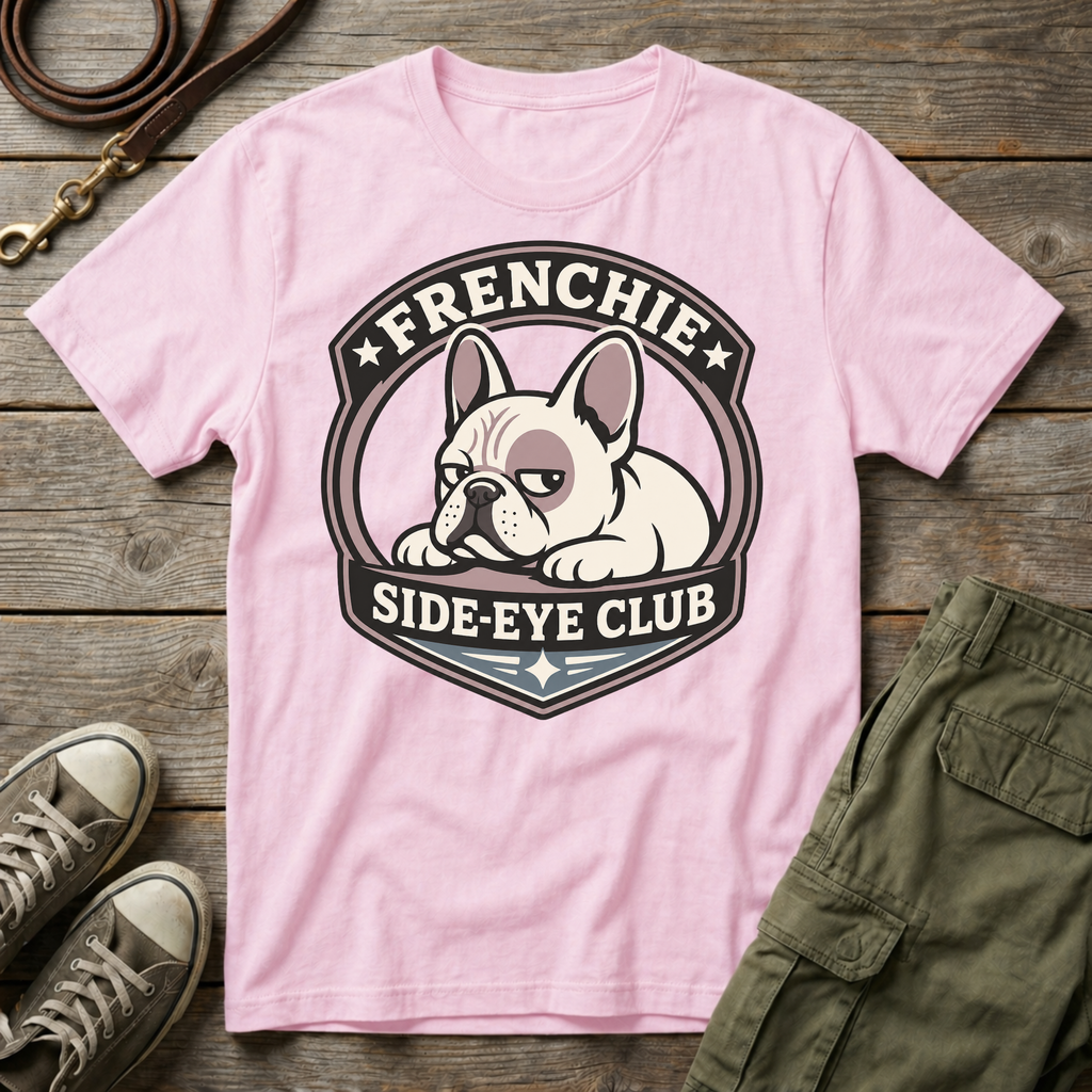 Frenchie Side-Eye Club T-Shirt