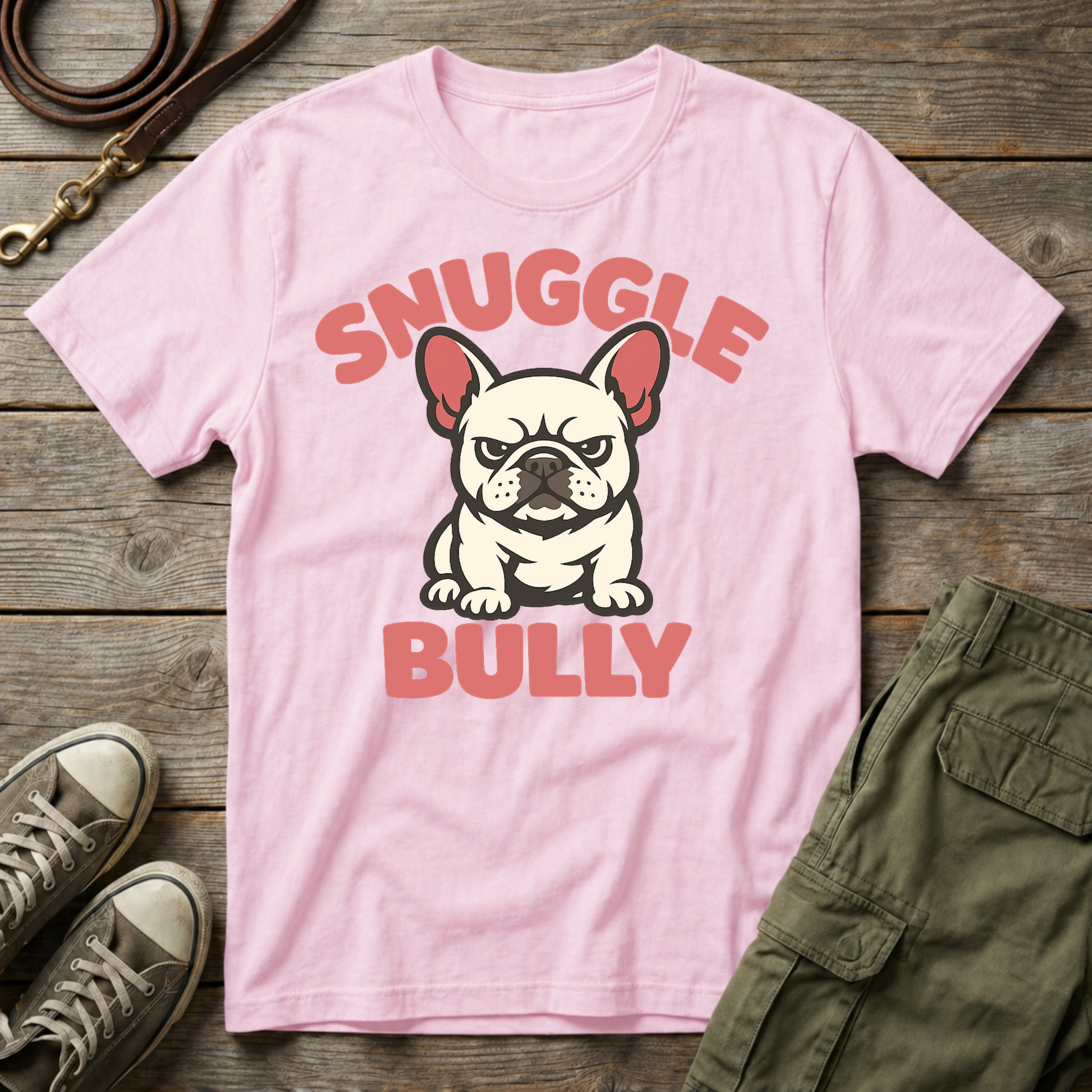 Frenchie Snuggle Bully T-Shirt