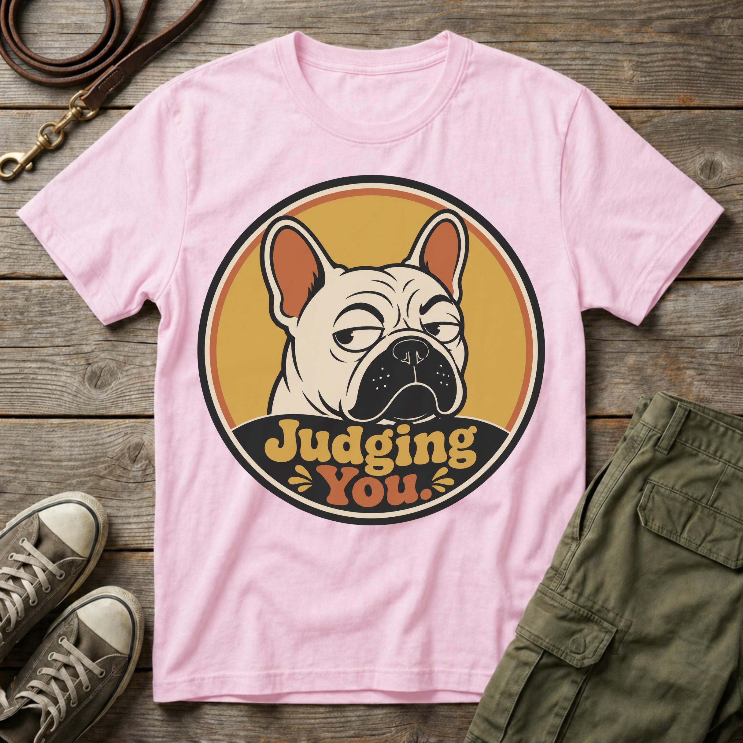 Frenchie Judging You T-Shirt