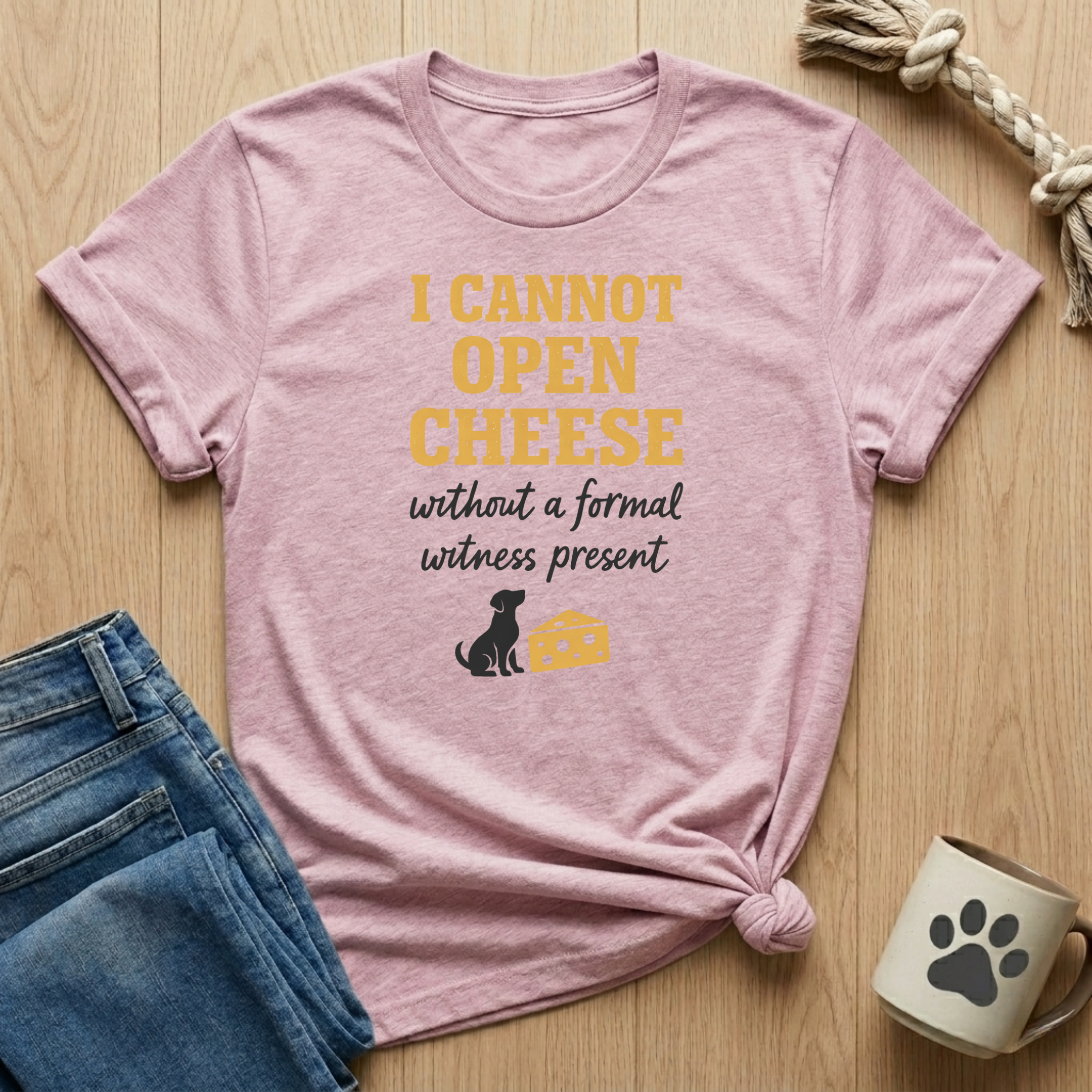 Cannot Open Cheese T-Shirt