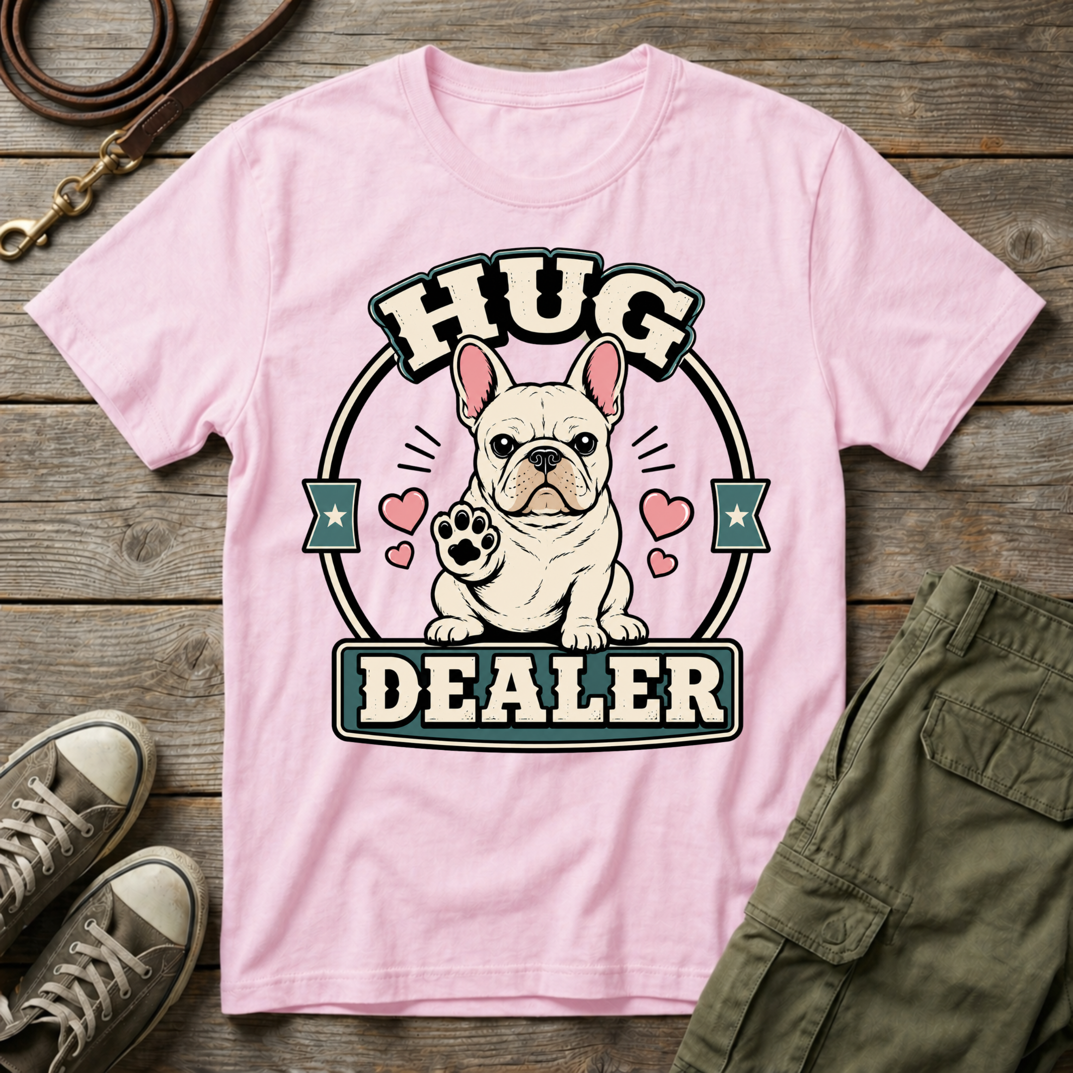 Frenchie Hug Dealer T-Shirt