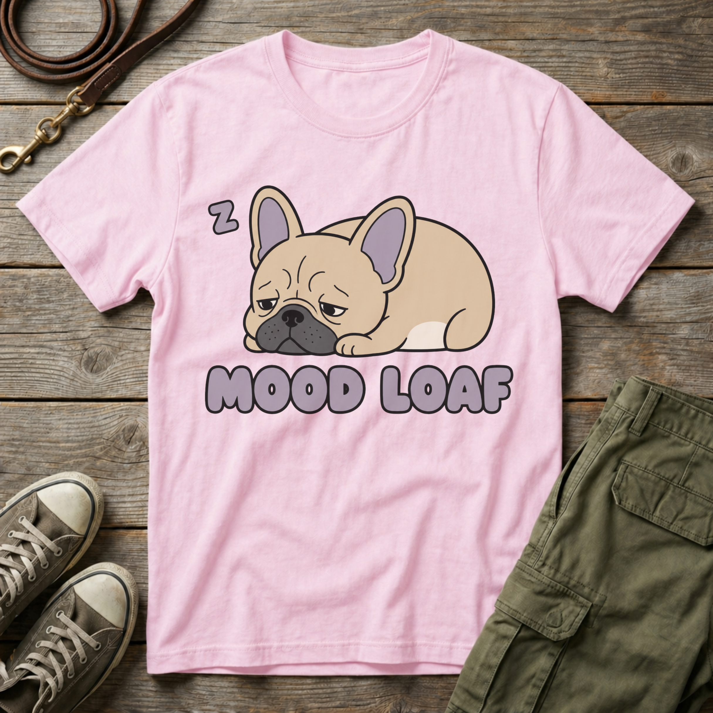 Frenchie Mood Loaf T-Shirt