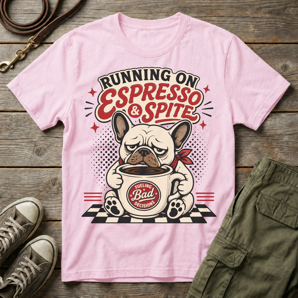 Frenchie Espress & Spite T-Shirt