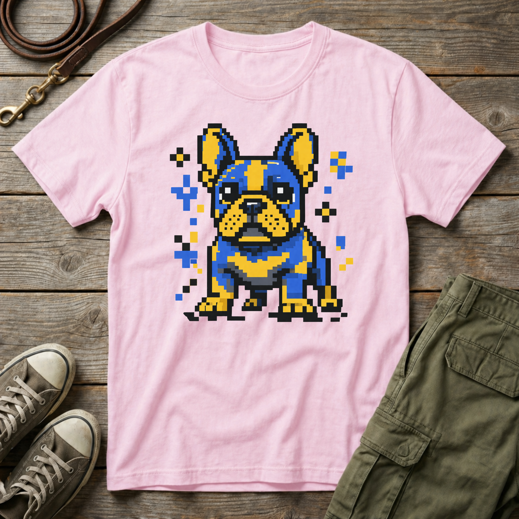 Frenchie Pixel T-Shirt