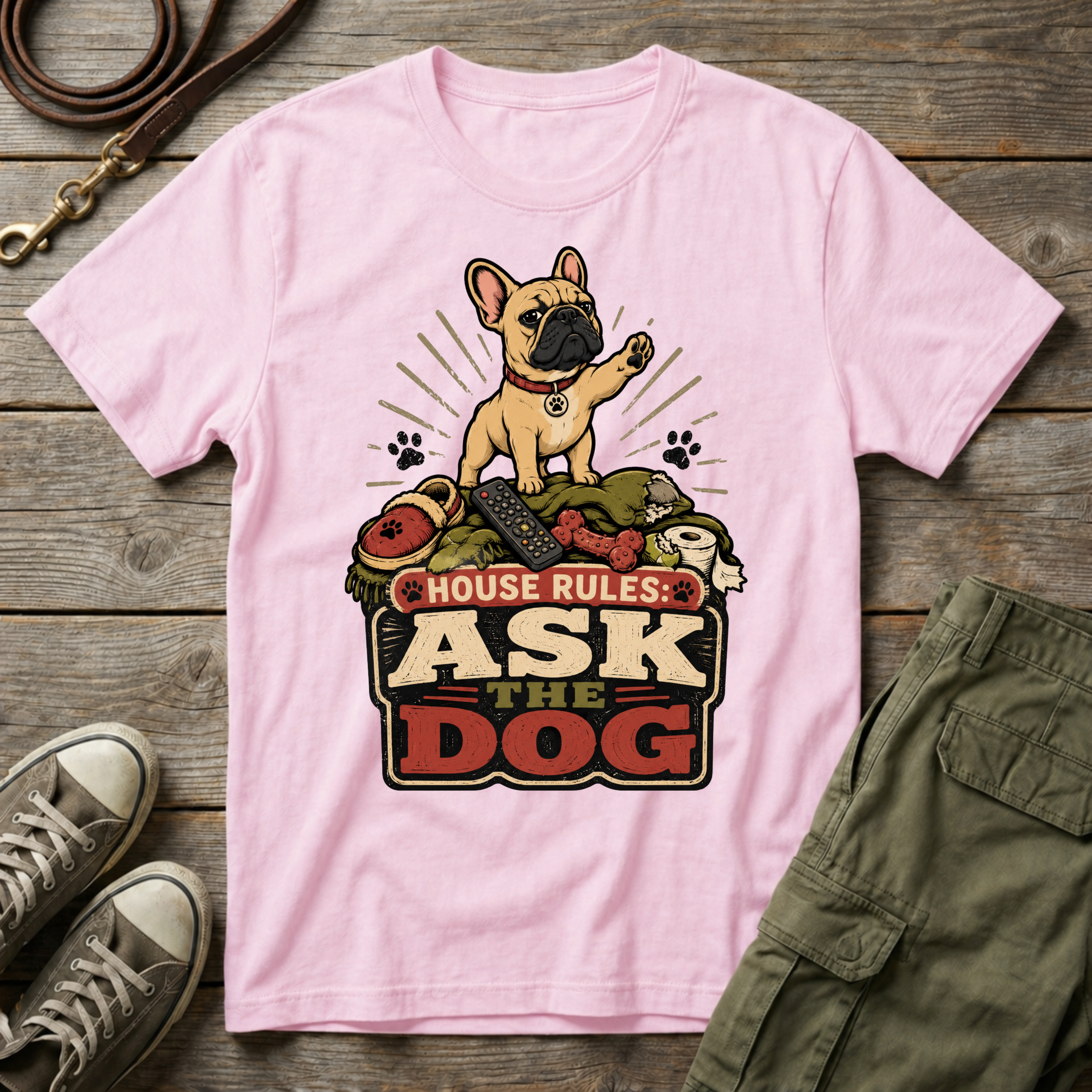 House Rules Ask The Dog T-Shirt
