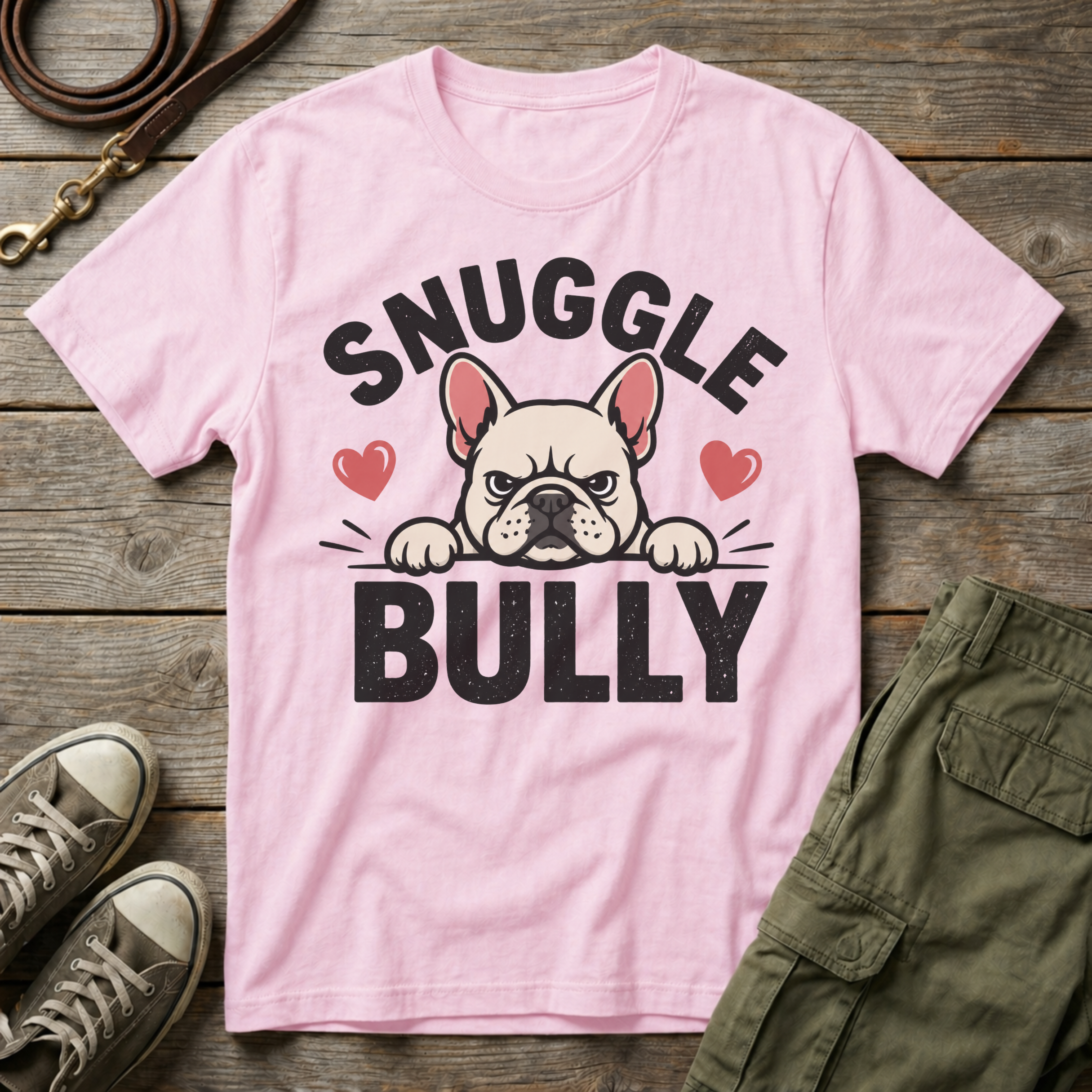 Frenchie Snuggle Bully T-Shirt