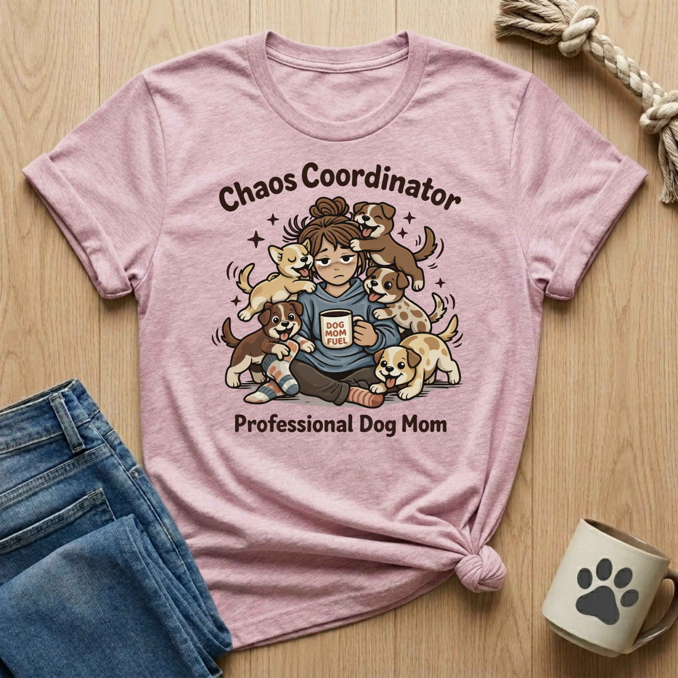 Chaos Coordinator - Professional Dog Mom T-Shirt