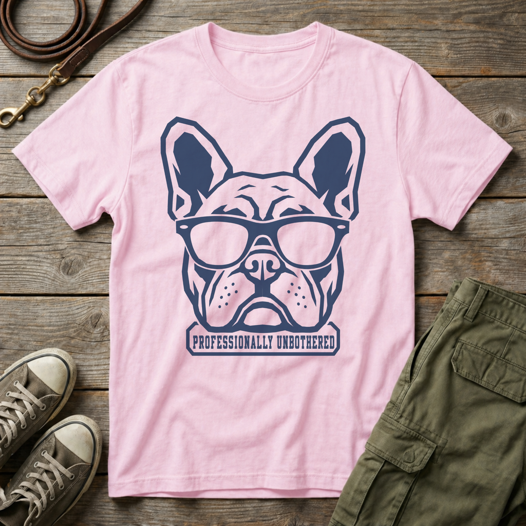 Frenchie Professionally Unbothered T-Shirt