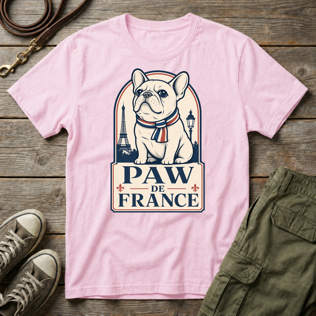 Frenchie Paw de France T-Shirt