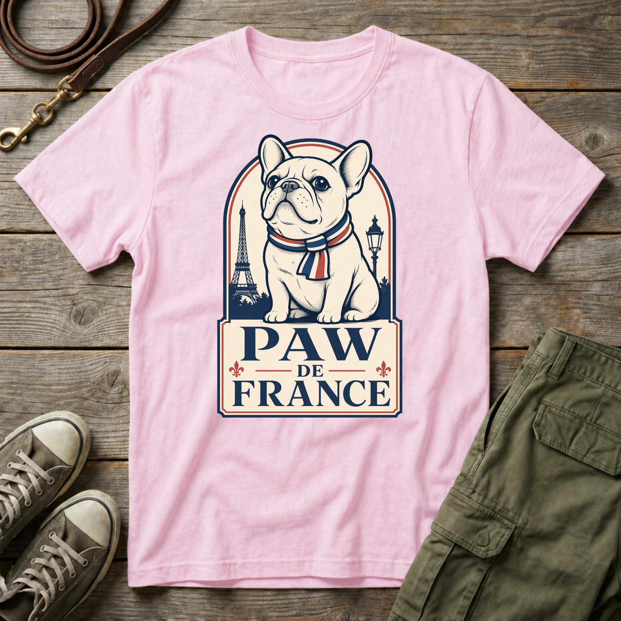 Frenchie Paw de France T-Shirt
