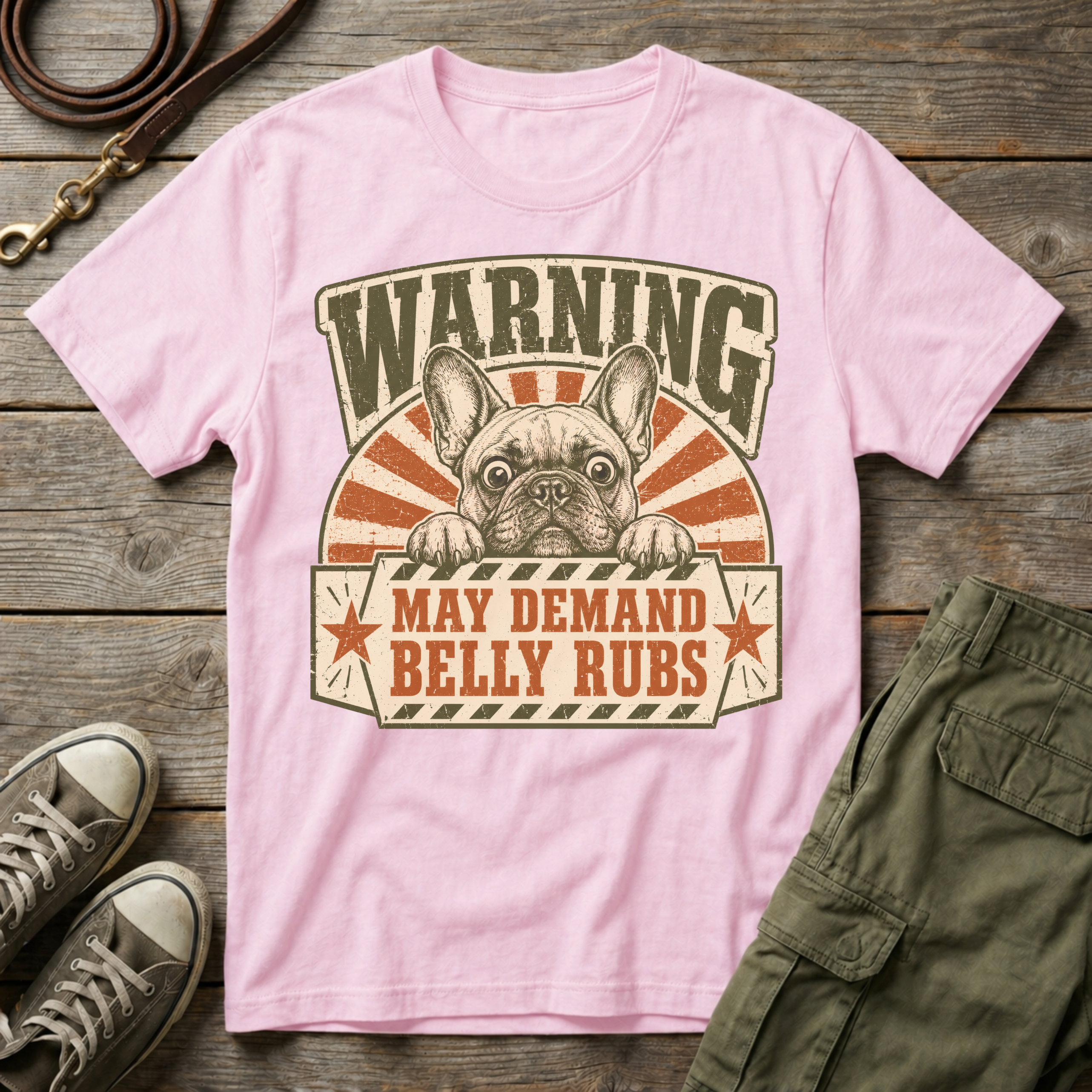 Warning May Demand Belly Rubs T-Shirt