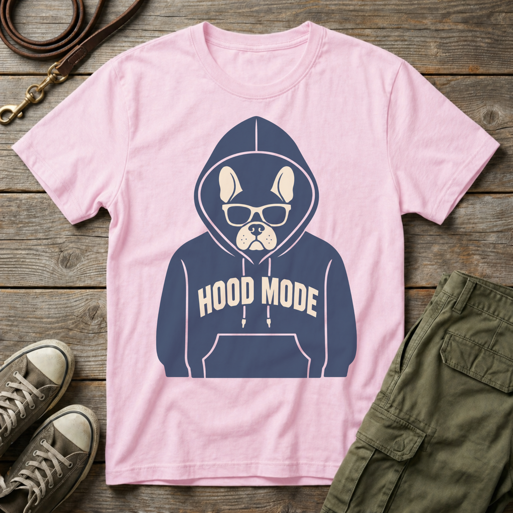 Frenchie Hood Mode T-Shirt